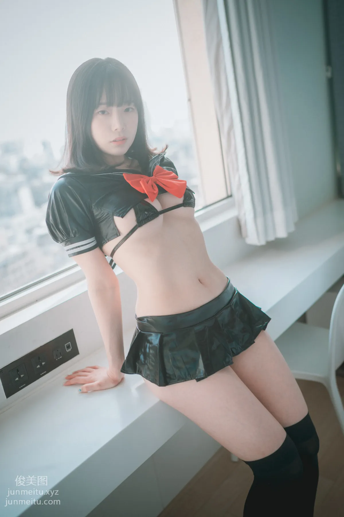 060.[DJAWA] Pia - Leather Black Schoolgirl[103P] page 12