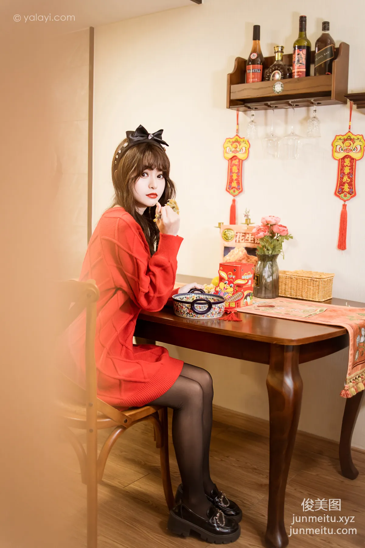 [YALAYI雅拉伊] 2023.01.19 NO.1000 穿上你送的红毛衣 小亭 page 34