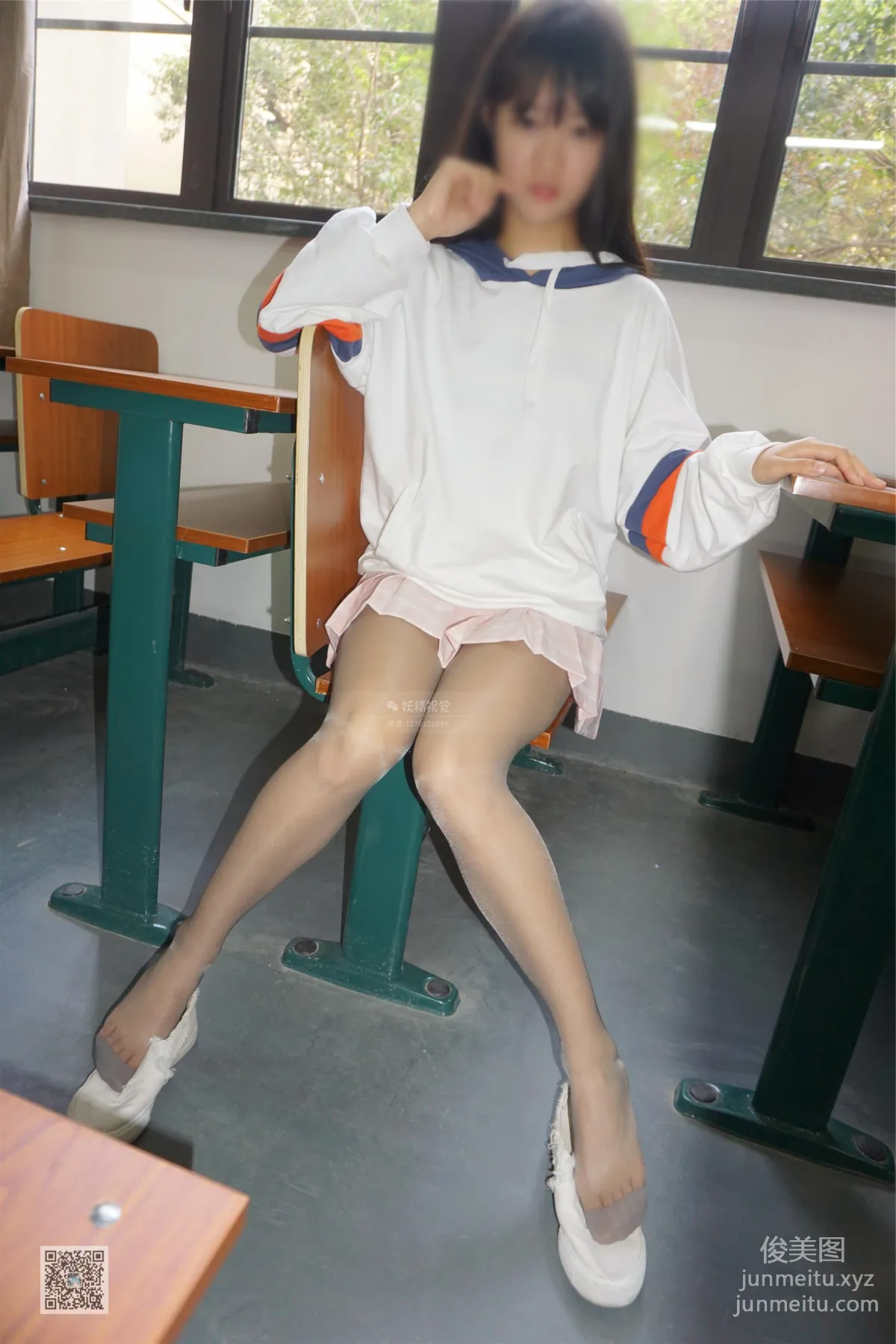 妖精视觉 NO.018 妮妮 我是你的同桌 [75P] page 45