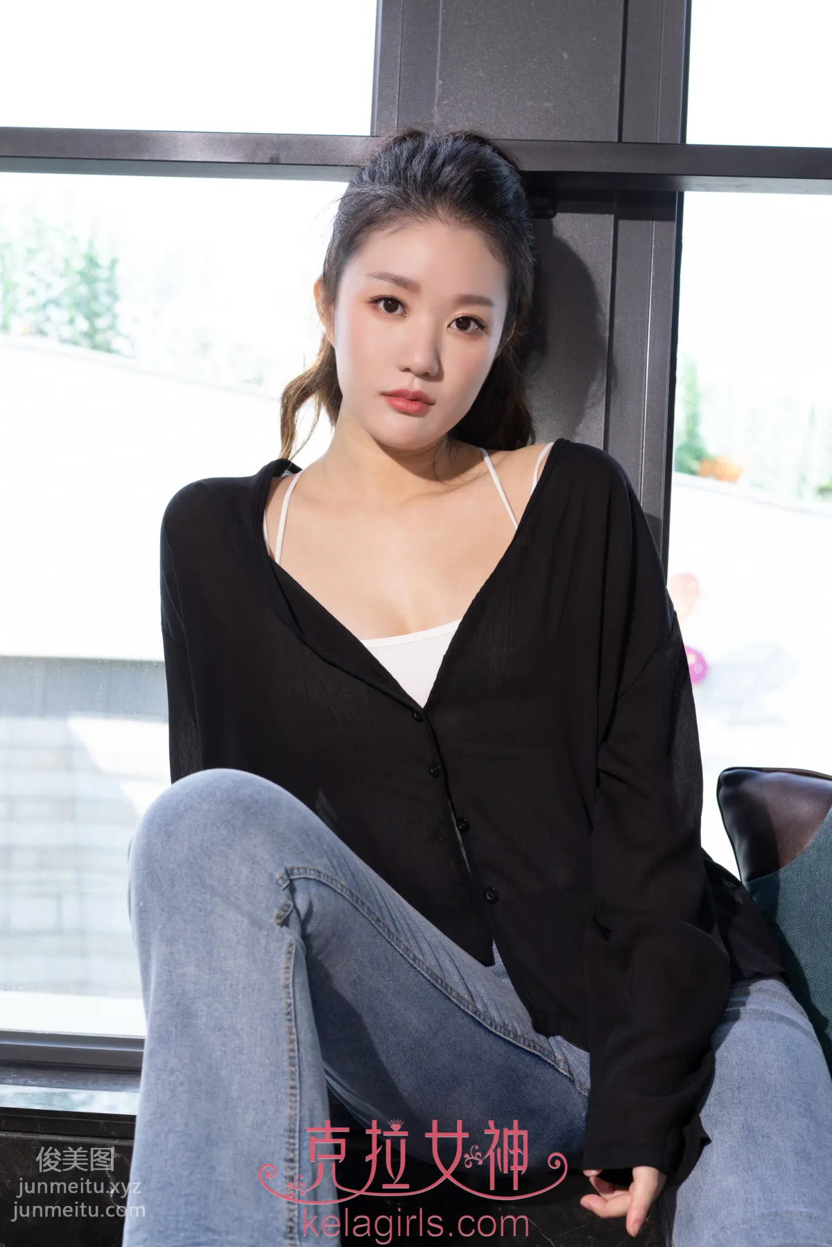 [KeLaGirls克拉女神] 2019.04.22《超低腰牛仔》宋黛 page 2