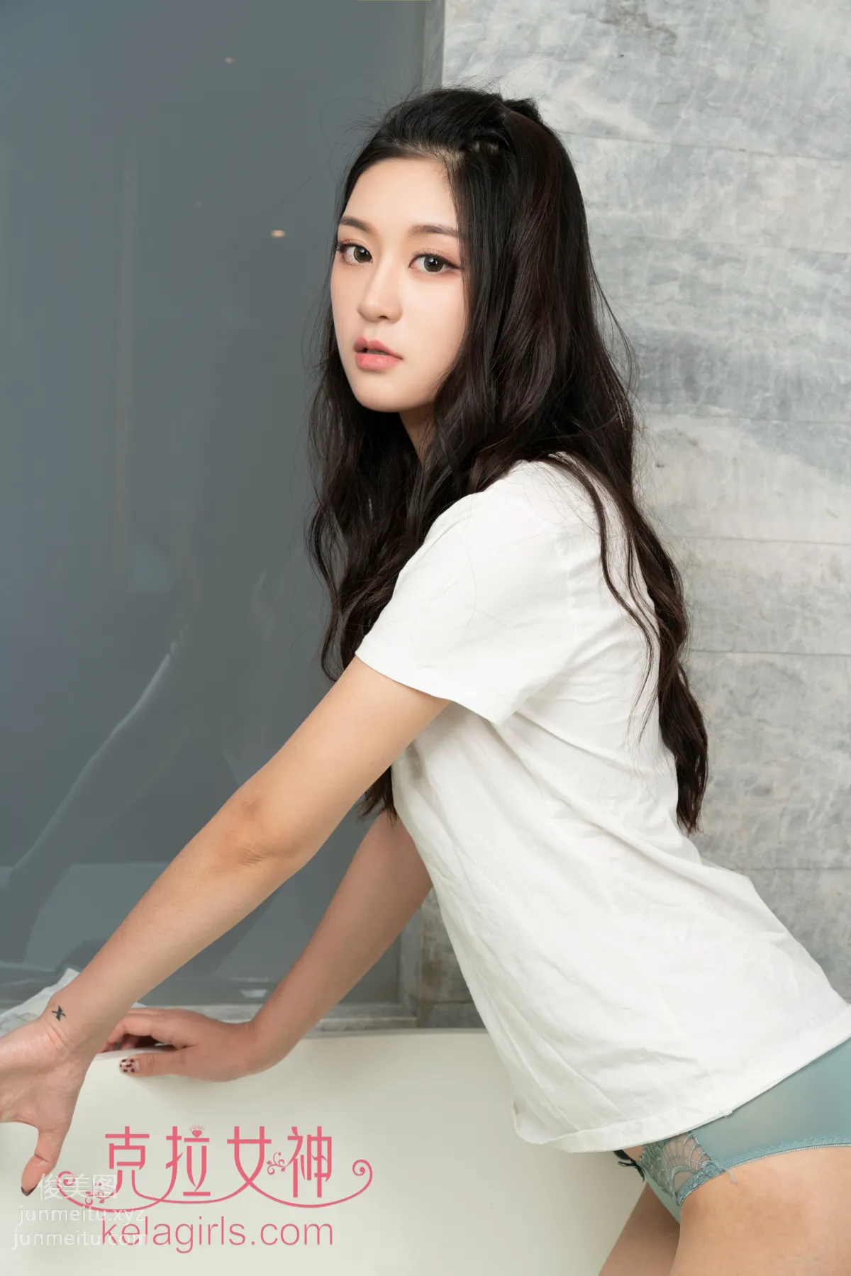 [KeLaGirls克拉女神] 2019.05.16《浸透の白T恤》汤怡 page 4