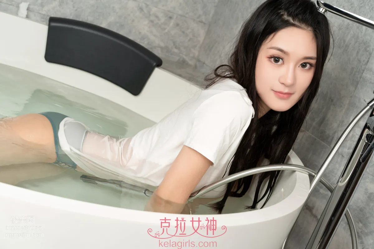 [KeLaGirls克拉女神] 2019.05.16《浸透の白T恤》汤怡 page 15