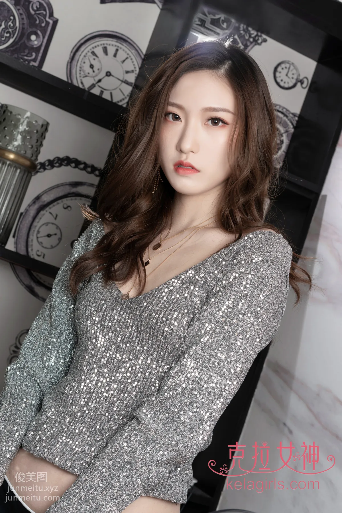 [KeLaGirls克拉女神] 2019.06.03《银装小翘臀》芊芊 page 16