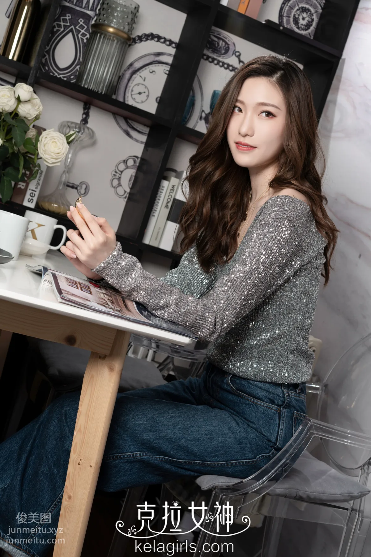 [KeLaGirls克拉女神] 2019.06.03《银装小翘臀》芊芊 page 4