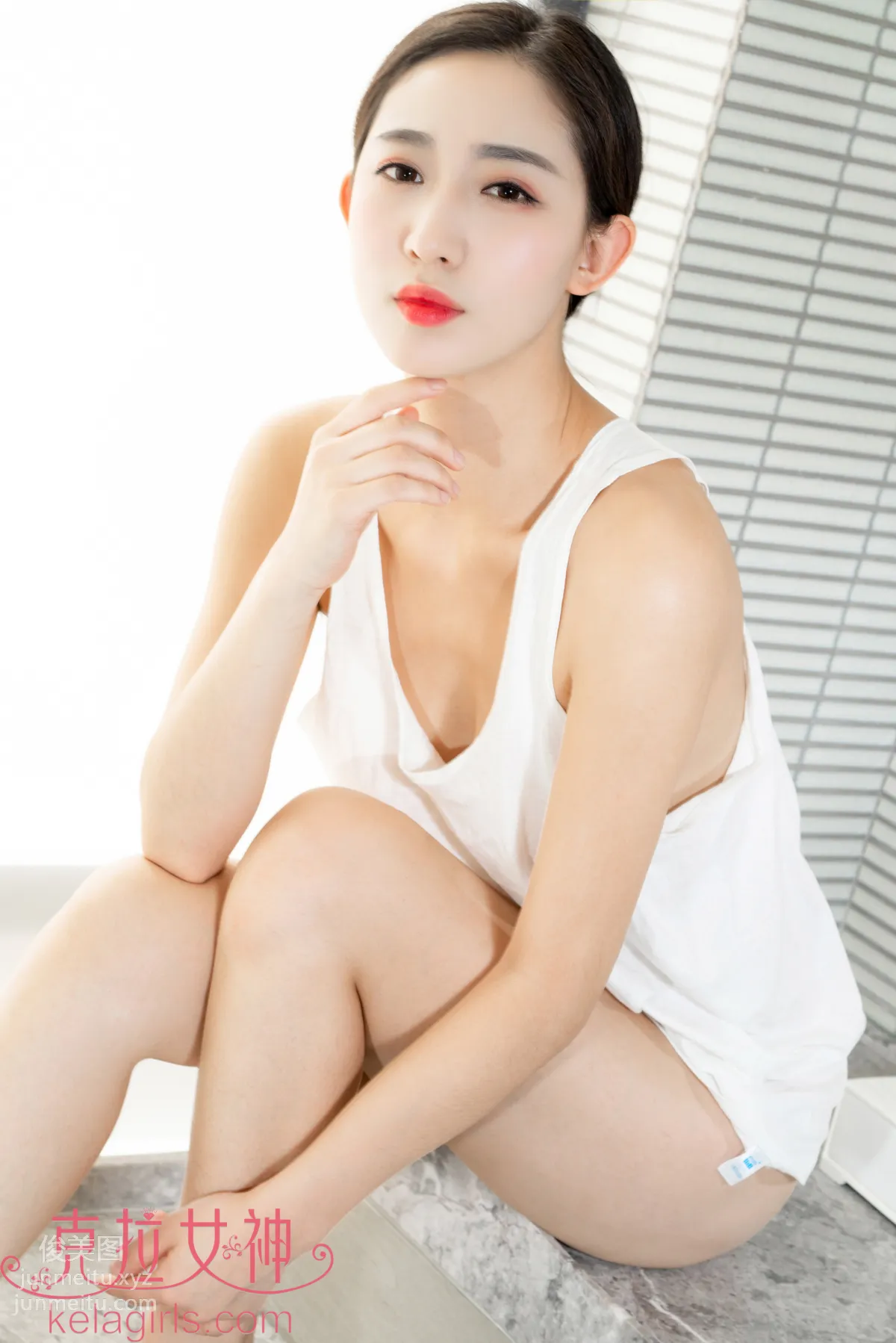 [KeLaGirls克拉女神] 2019.07.29《宽松白背心》姜璐 page 12