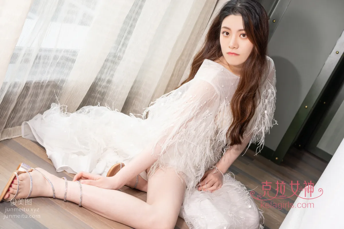 [KeLaGirls克拉女神] 2019.09.10《赤脚浣白纱》百琳 page 14