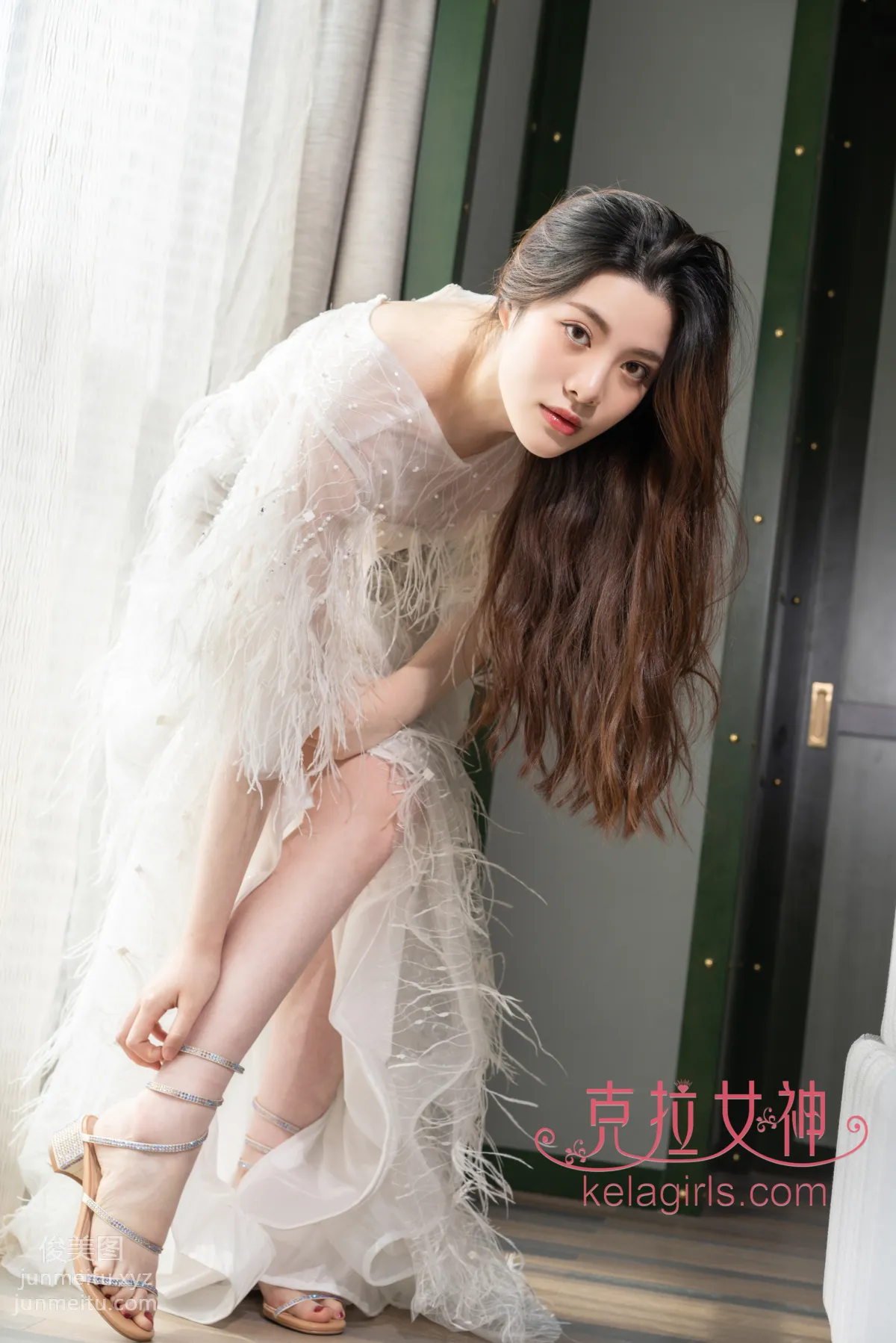 [KeLaGirls克拉女神] 2019.09.10《赤脚浣白纱》百琳 page 3