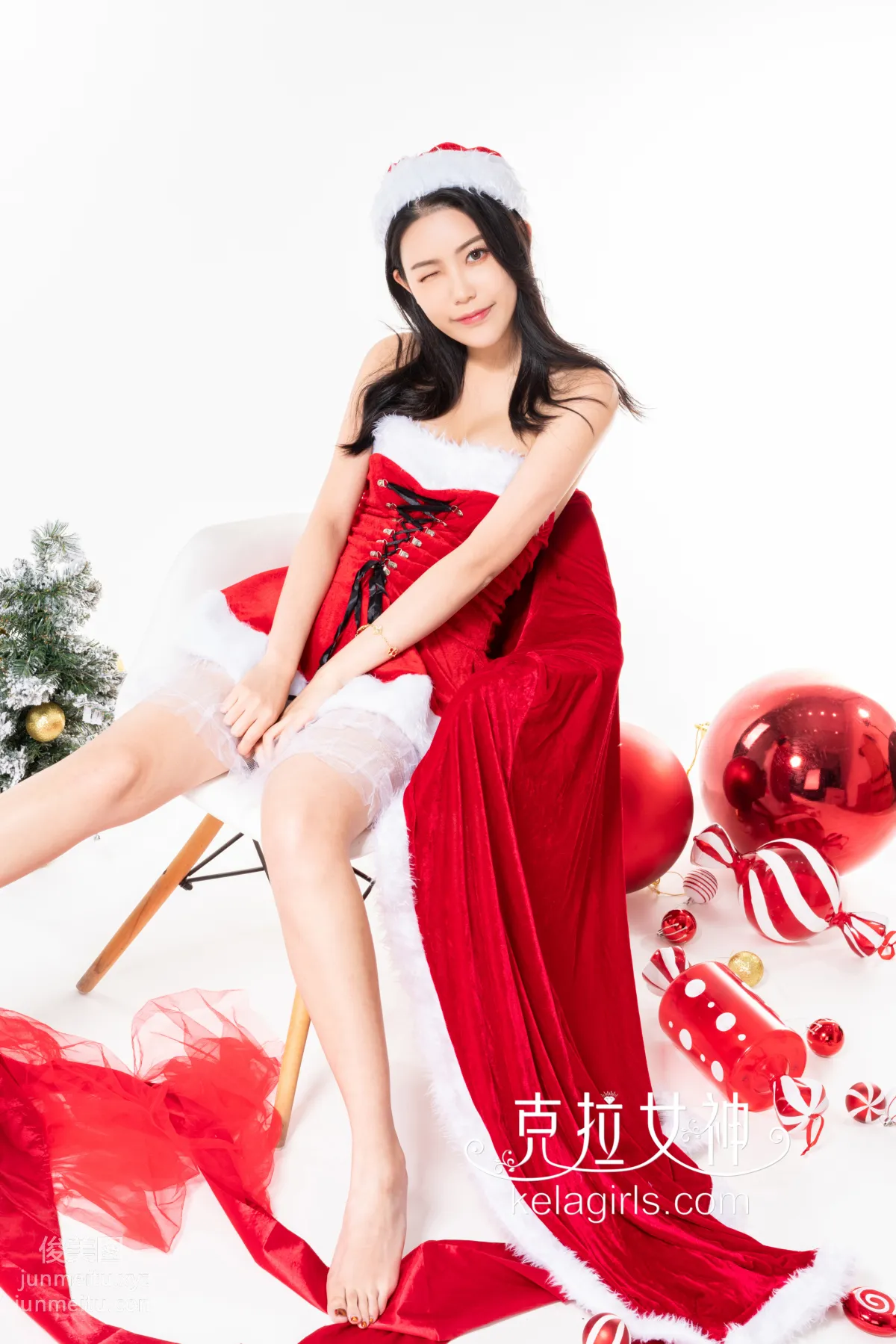 [KeLaGirls克拉女神] 2019.12.25《浓情圣诞》钟淇 page 19