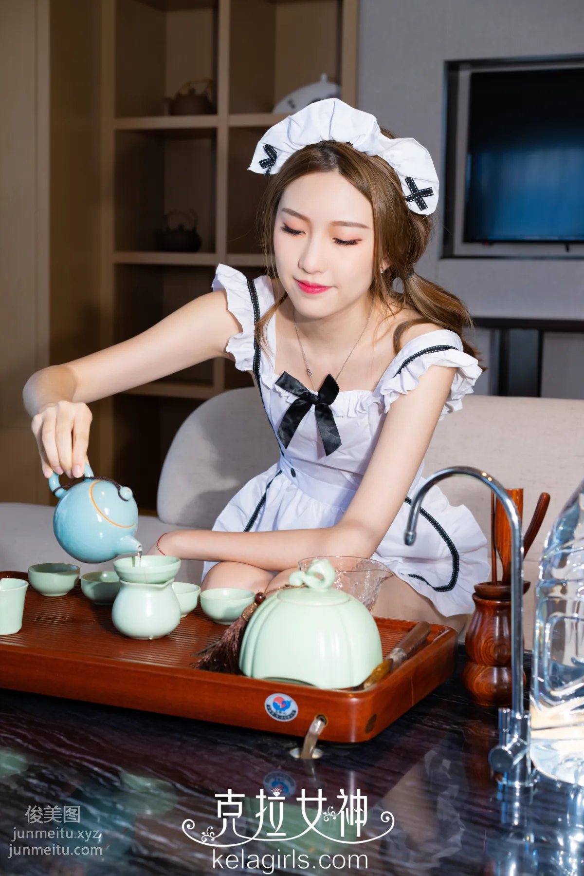 [KeLaGirls克拉女神] 2020.03.06《女仆の功夫茶》芊芊 page 10
