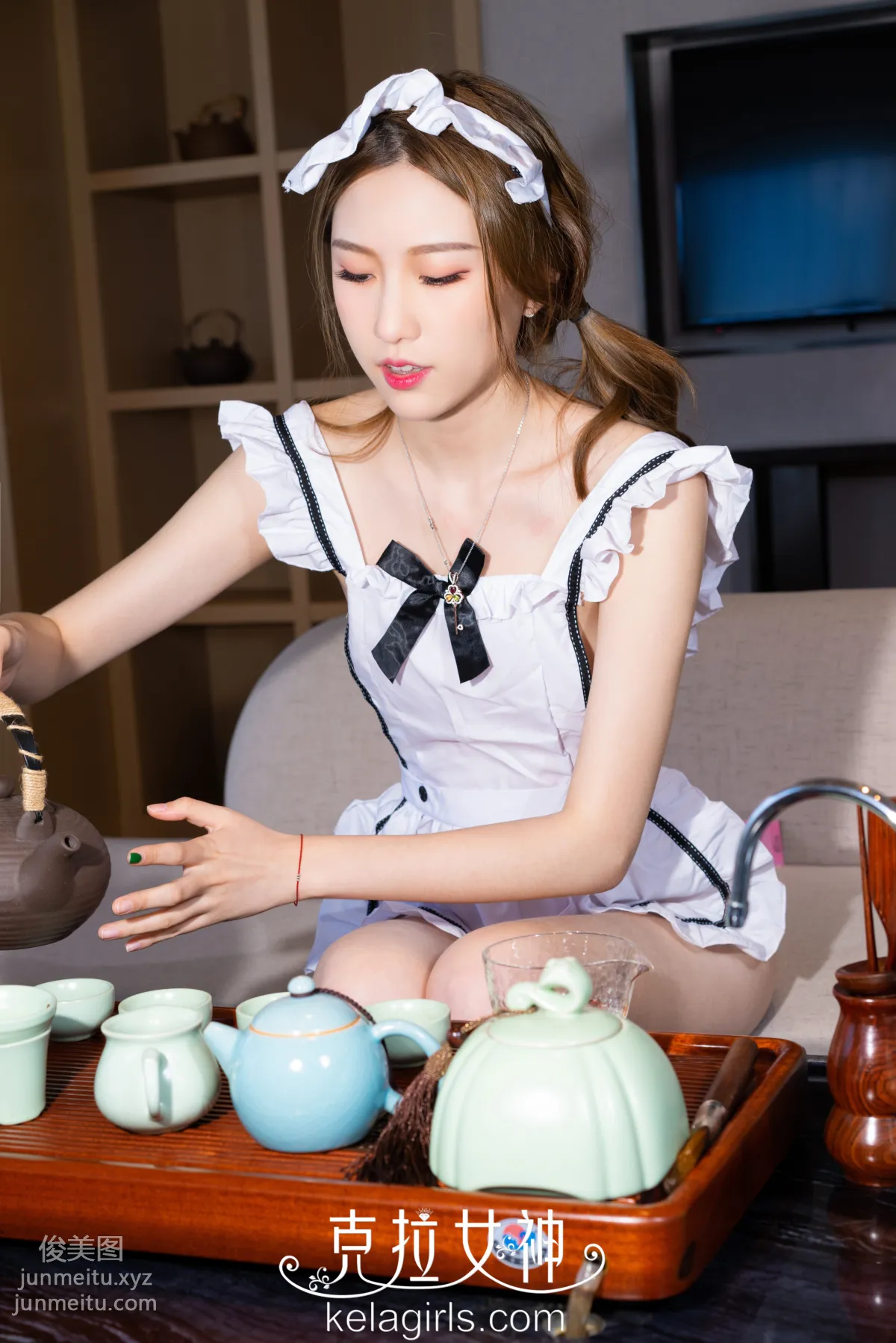 [KeLaGirls克拉女神] 2020.03.06《女仆の功夫茶》芊芊 page 2