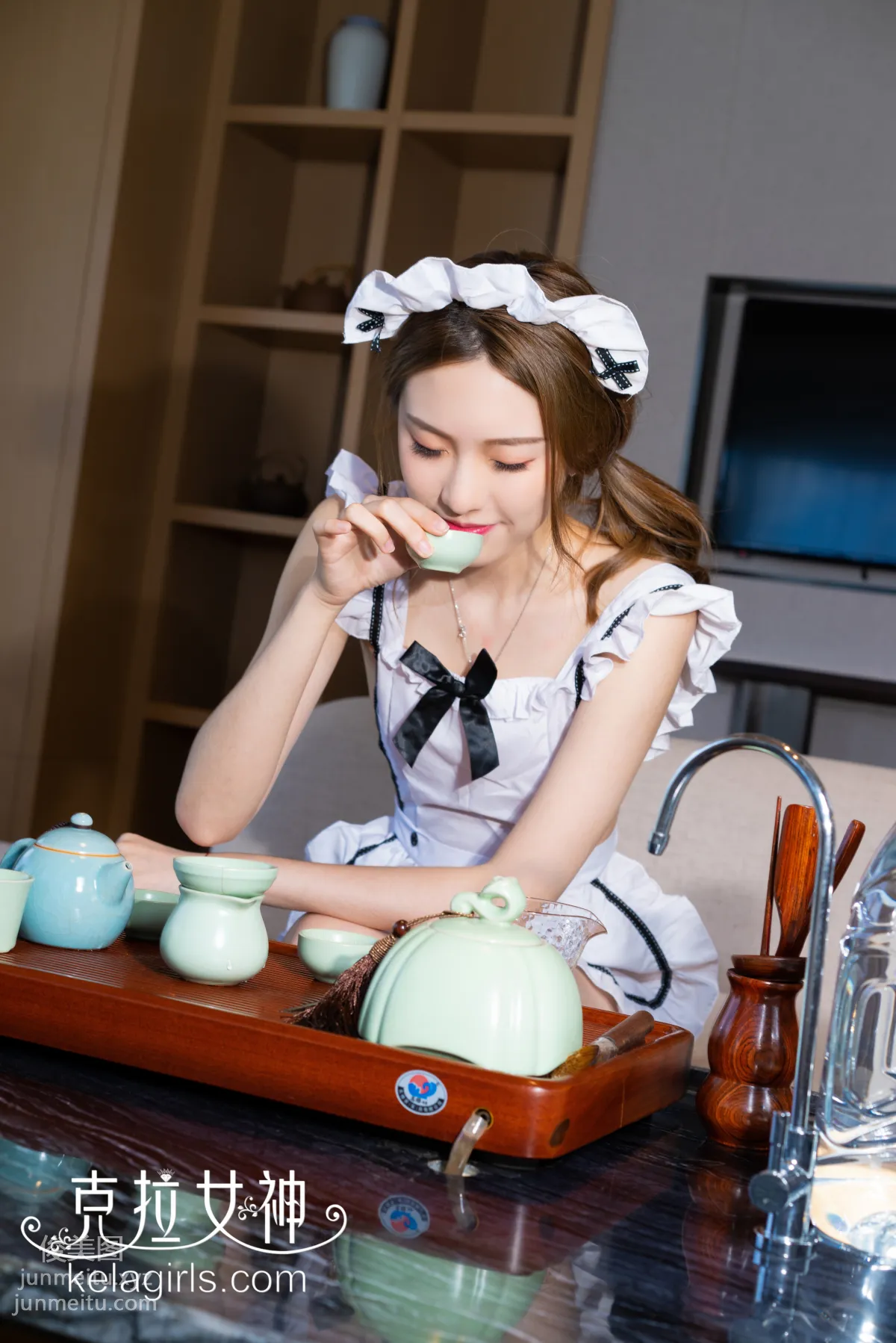 [KeLaGirls克拉女神] 2020.03.06《女仆の功夫茶》芊芊 page 7