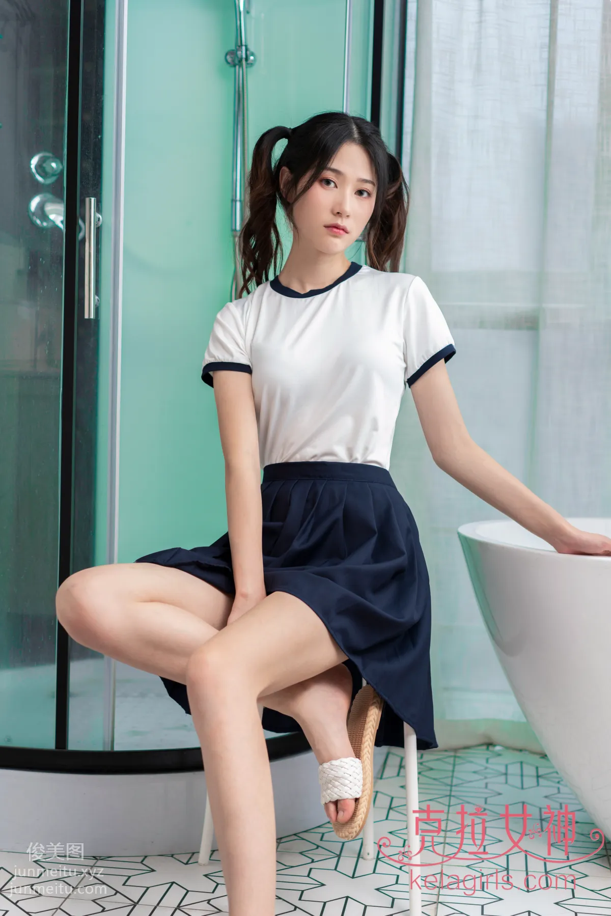 [KelaGirls克拉女神] 2020.07.24《学妹の蕾丝T裤》苏棠 page 2