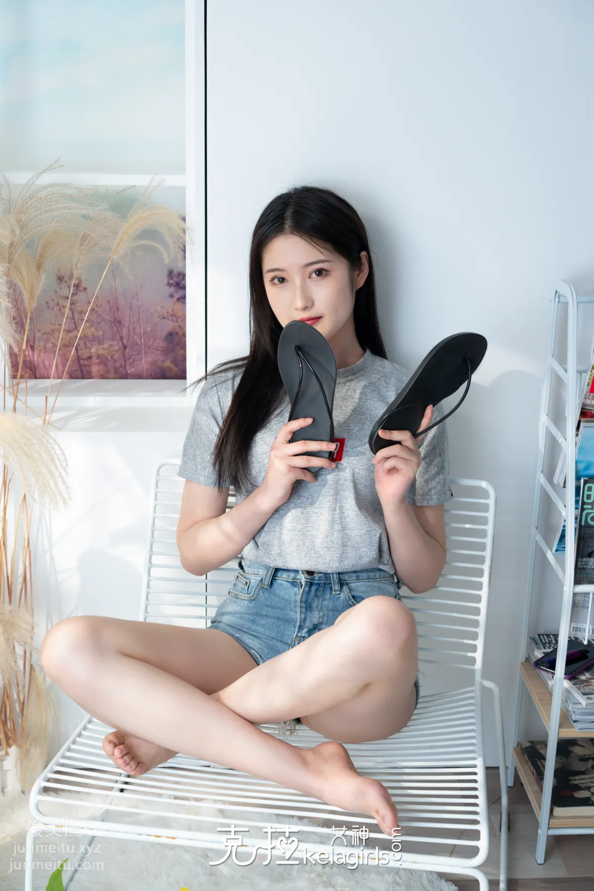 [Kelagirls克拉女神]2021.05.19《萌妹人字拖》嘉萌[23P] page 3