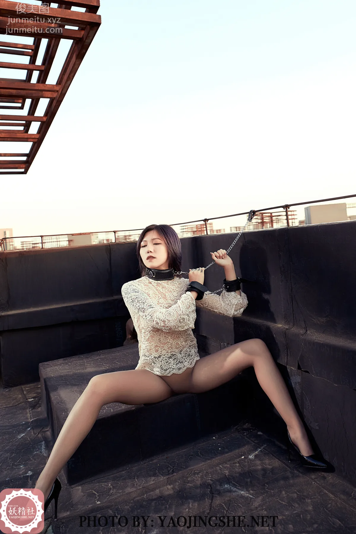 [FAIRY CLUB妖精社] 2020.01.07 V2002《望京》菊花-极品无内丝V系列 page 39