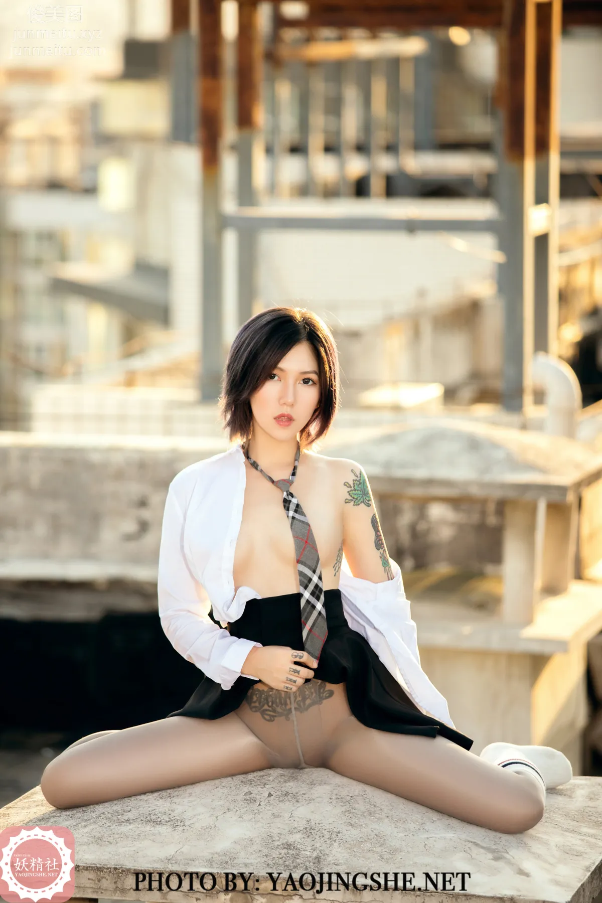 [FAIRY CLUB妖精社] 2020.01.15 V2003《谁困住了我的菊花》菊花-极品无内丝V系列 page 26