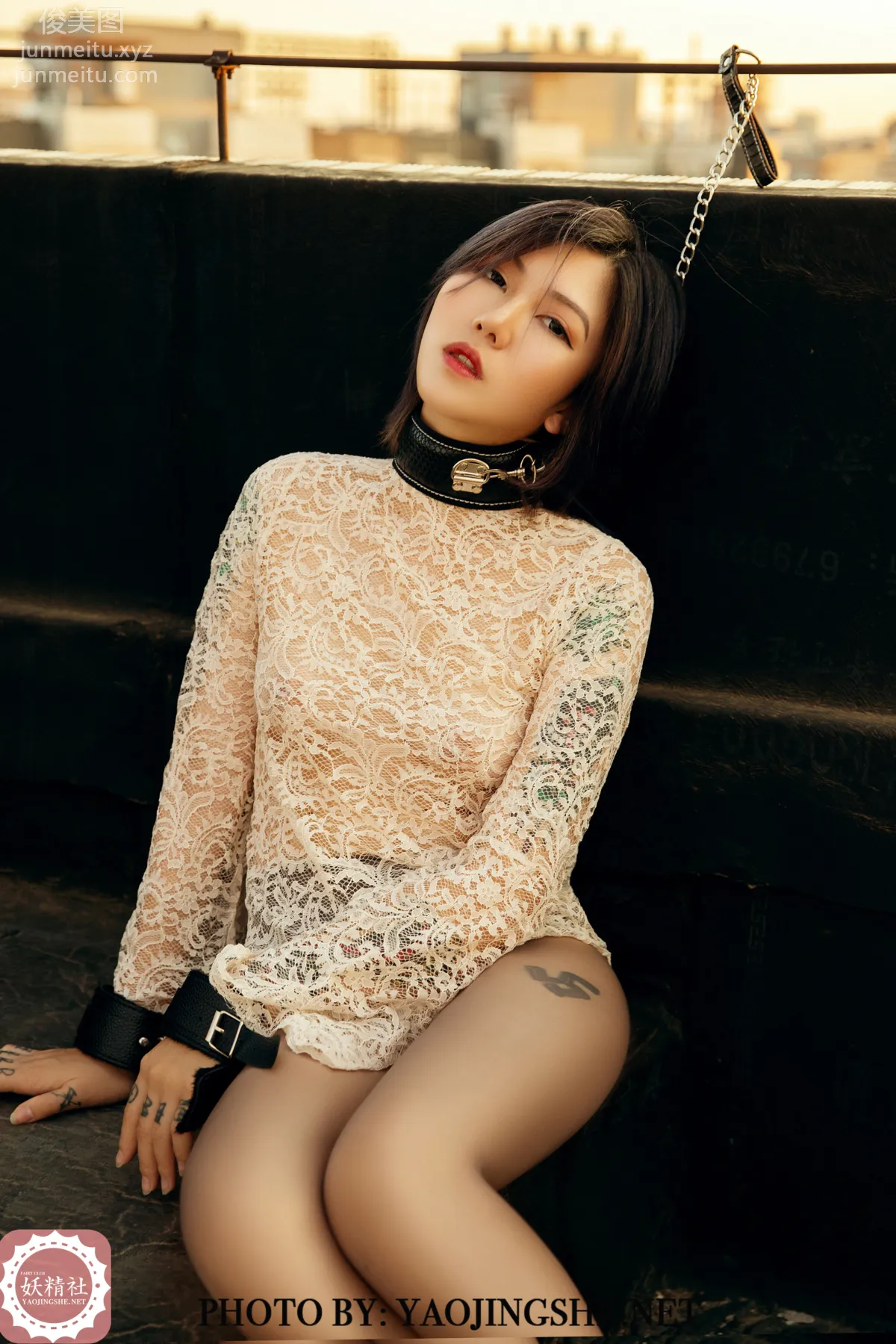 [FAIRY CLUB妖精社] 2020.01.15 V2003《谁困住了我的菊花》菊花-极品无内丝V系列 page 34
