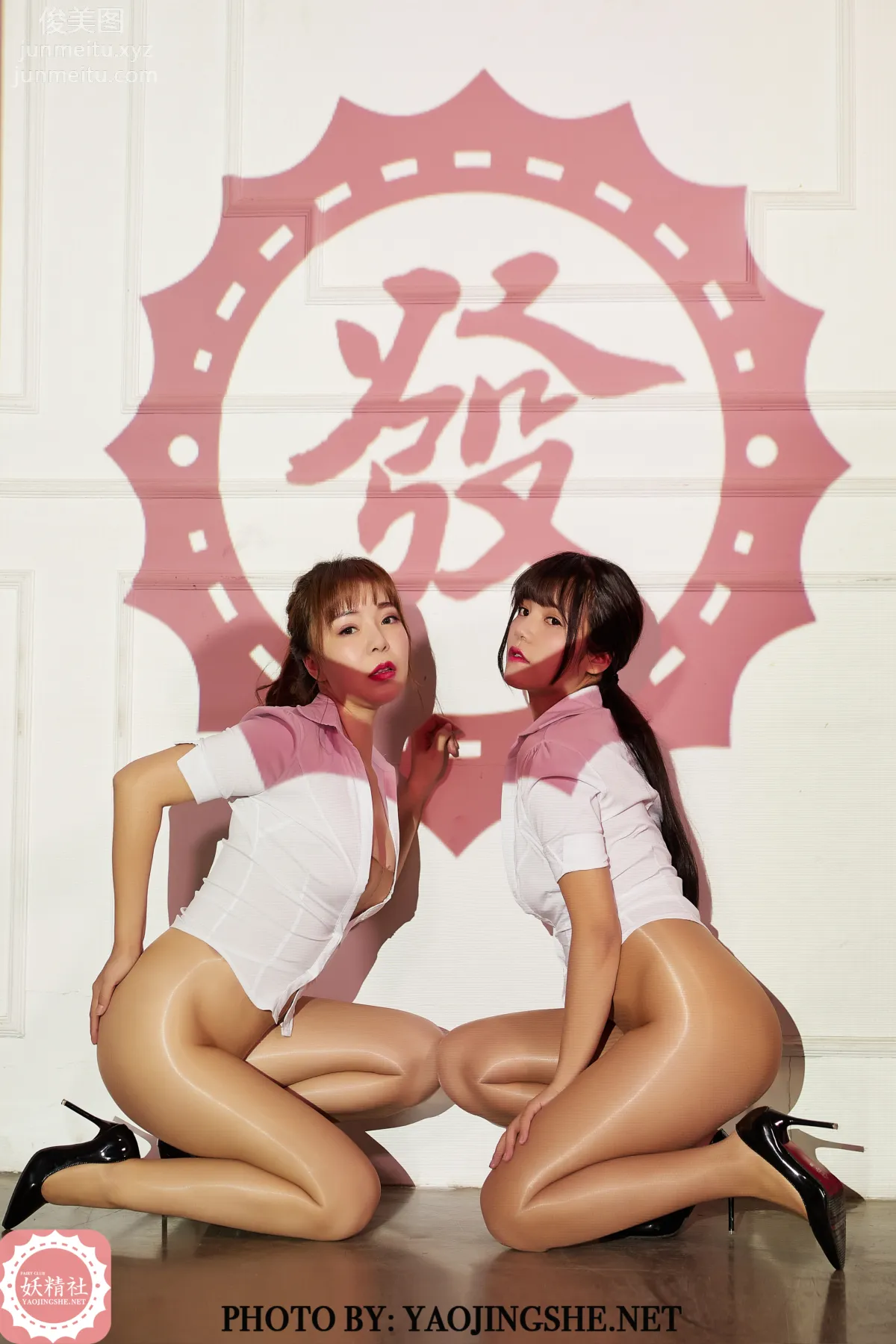 [FAIRY CLUB妖精社] 2020.03.10 T2003《光影美丝》唐飞飞&苏伟&爱优蜜-极品无内丝T系列 page 12