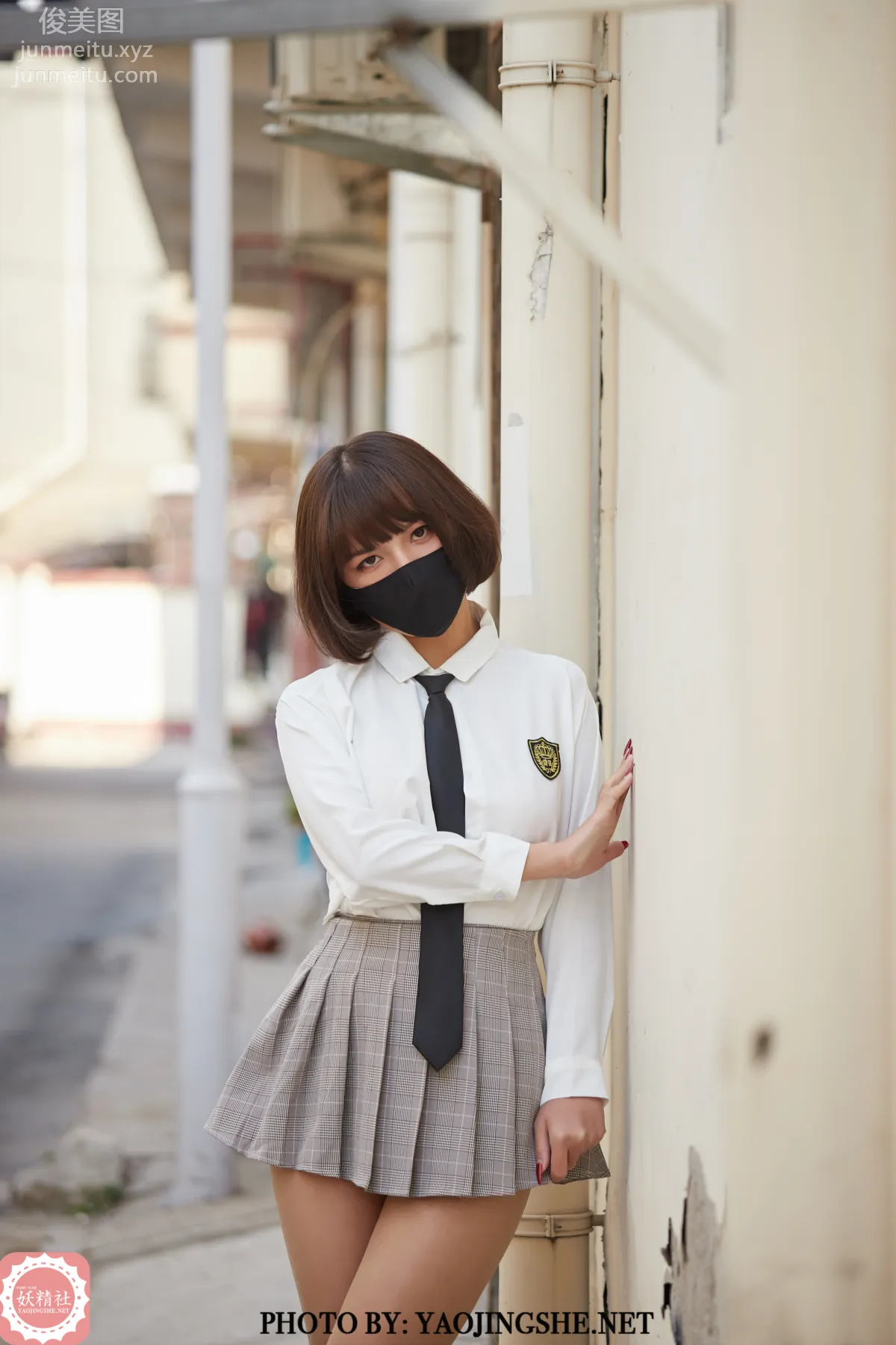 [FAIRY CLUB妖精社] 2021.06.24 T2123《胡同里的学妹》唐飞飞-极品无内丝T系列 page 28