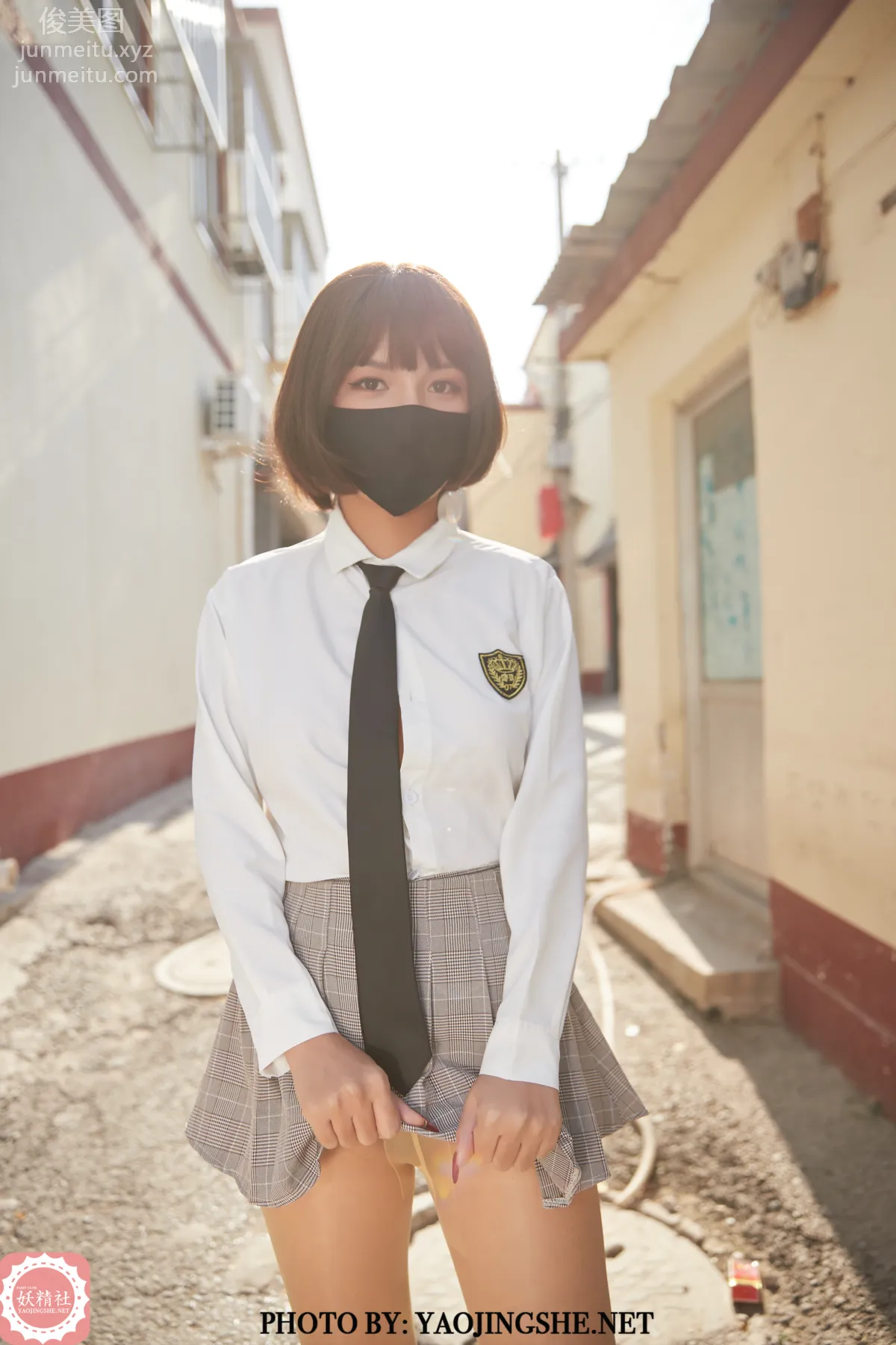 [FAIRY CLUB妖精社] 2021.06.24 T2123《胡同里的学妹》唐飞飞-极品无内丝T系列 page 31