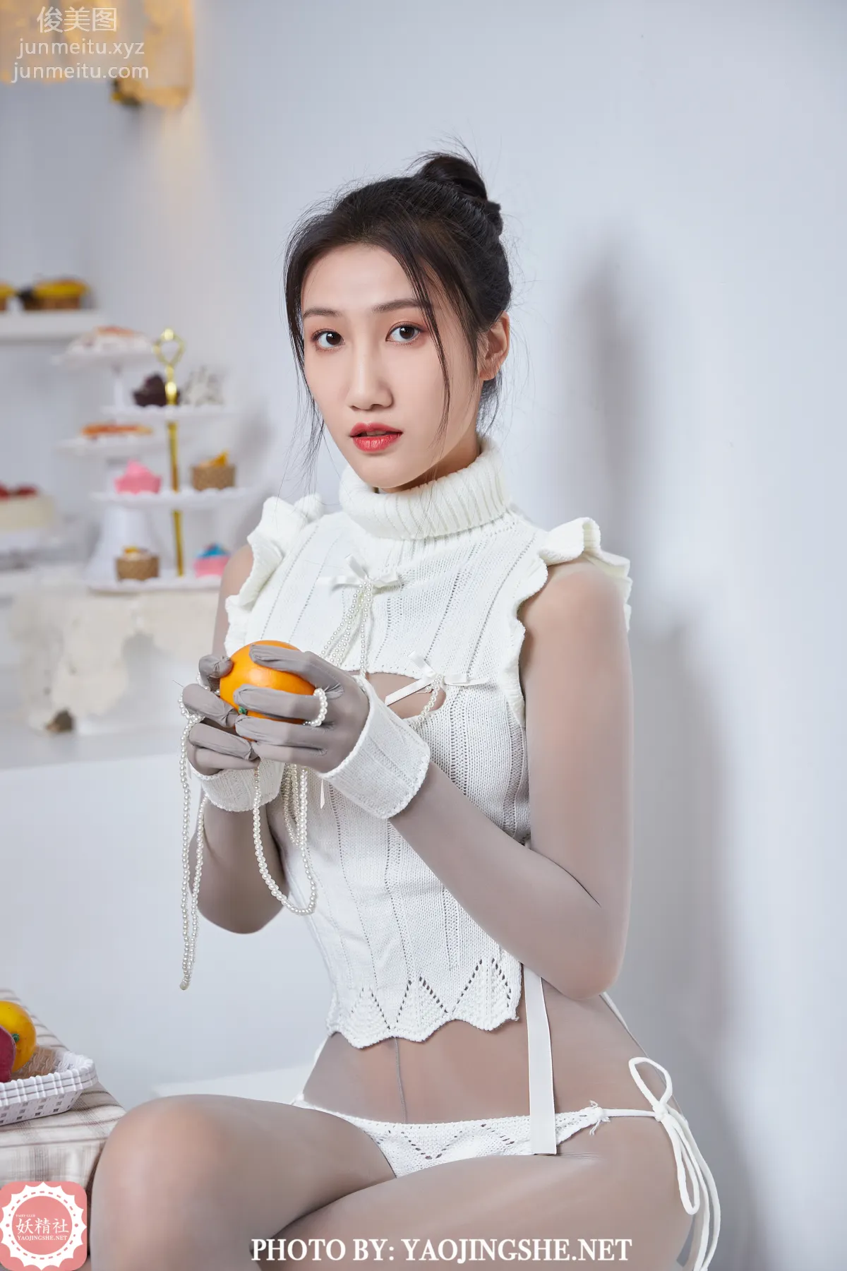 [FAIRY CLUB妖精社] 2021.05.01 B2107《思文-连身五指袜小公主》-极品无内丝B系列 page 25