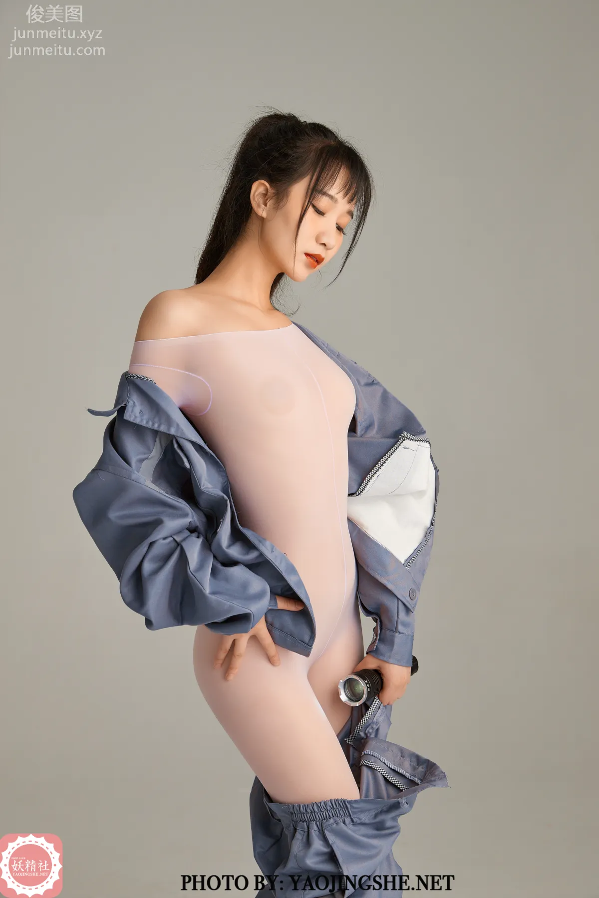 [FAIRY CLUB妖精社] 2021.06.28 B2108《喵喵-连身维修工》-极品无内丝B系列 page 3