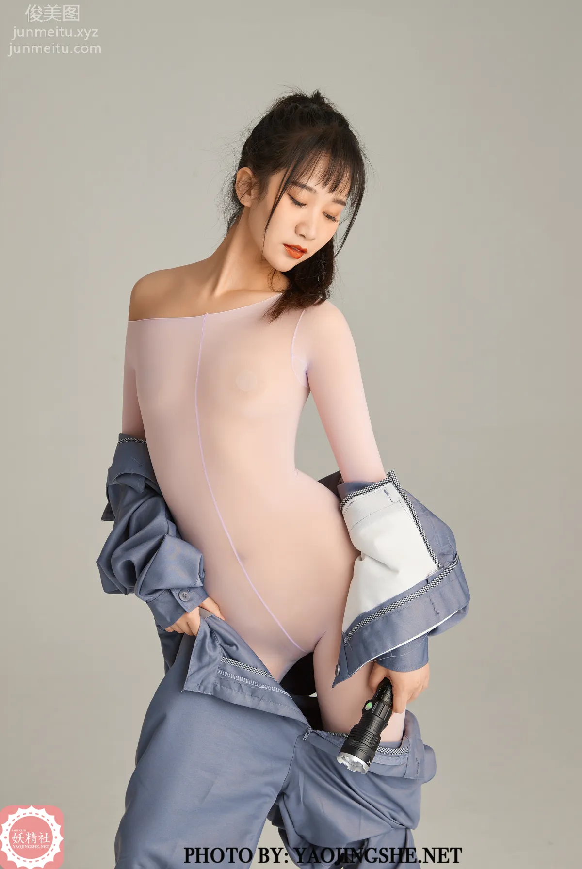 [FAIRY CLUB妖精社] 2021.06.28 B2108《喵喵-连身维修工》-极品无内丝B系列 page 55