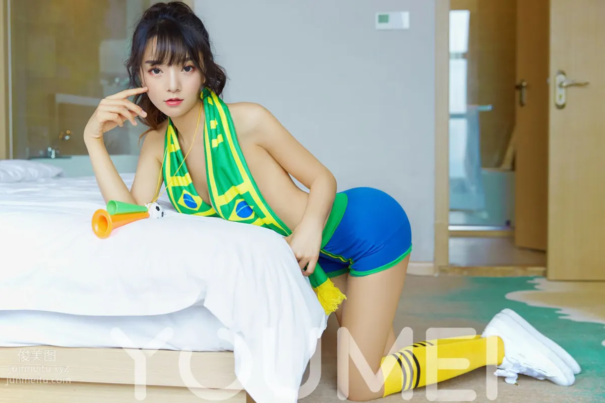 [YouMei尤美]2018.06.13 VOL.016 娇艳の小球迷 喵星人 page 17