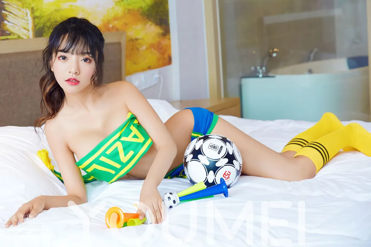 [YouMei尤美]2018.06.13 VOL.016 娇艳の小球迷 喵星人 page 18