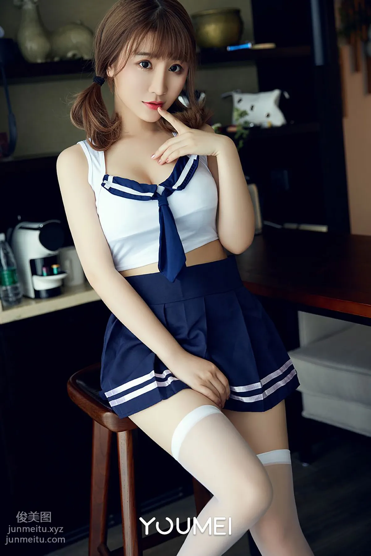 [YouMei尤美]2018.10.16 VOL.066 学妹の情窦初开 绯月樱-Cherry page 2