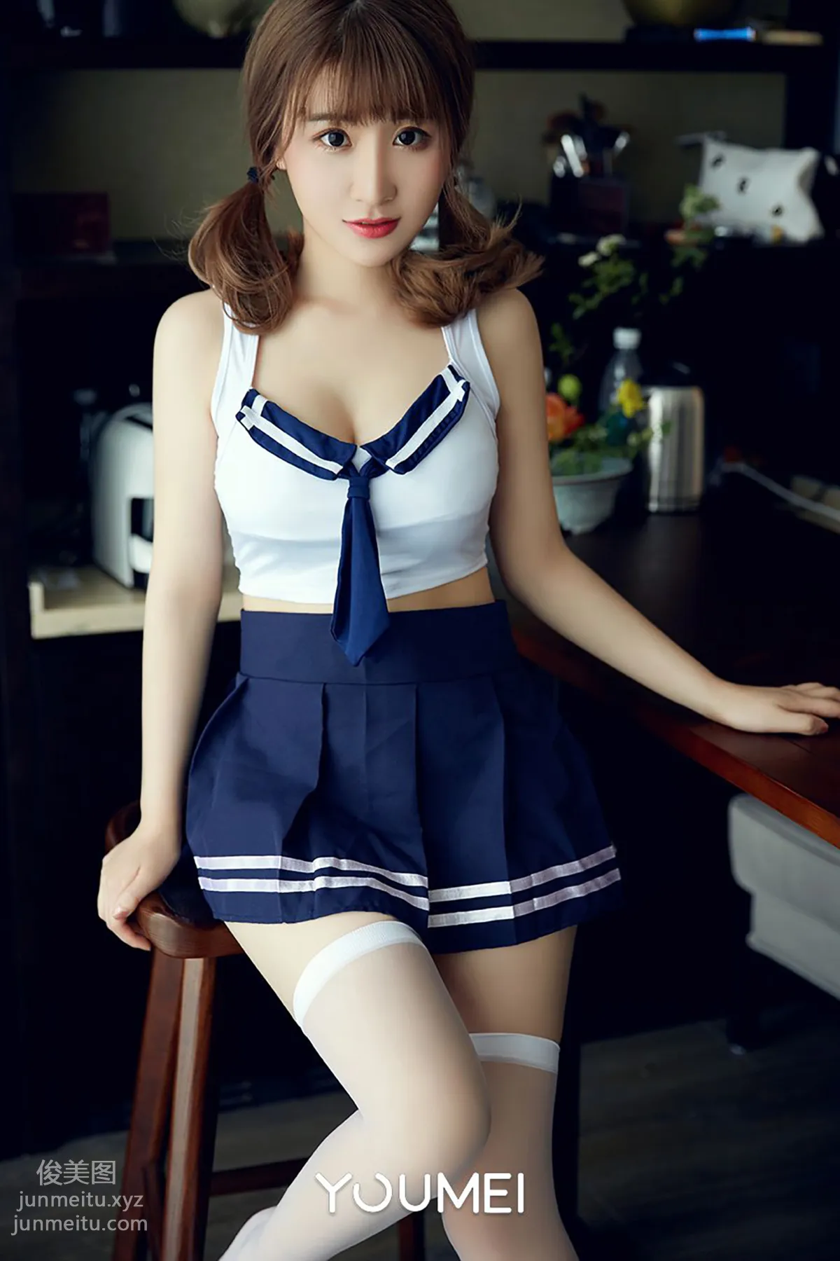 [YouMei尤美]2018.10.16 VOL.066 学妹の情窦初开 绯月樱-Cherry page 3