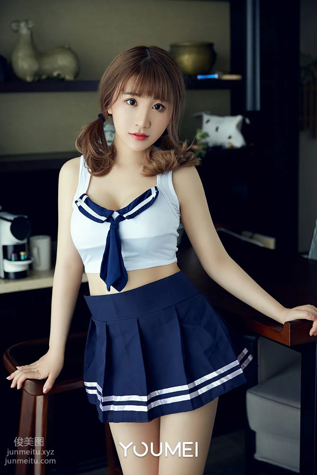 [YouMei尤美]2018.10.16 VOL.066 学妹の情窦初开 绯月樱-Cherry page 4