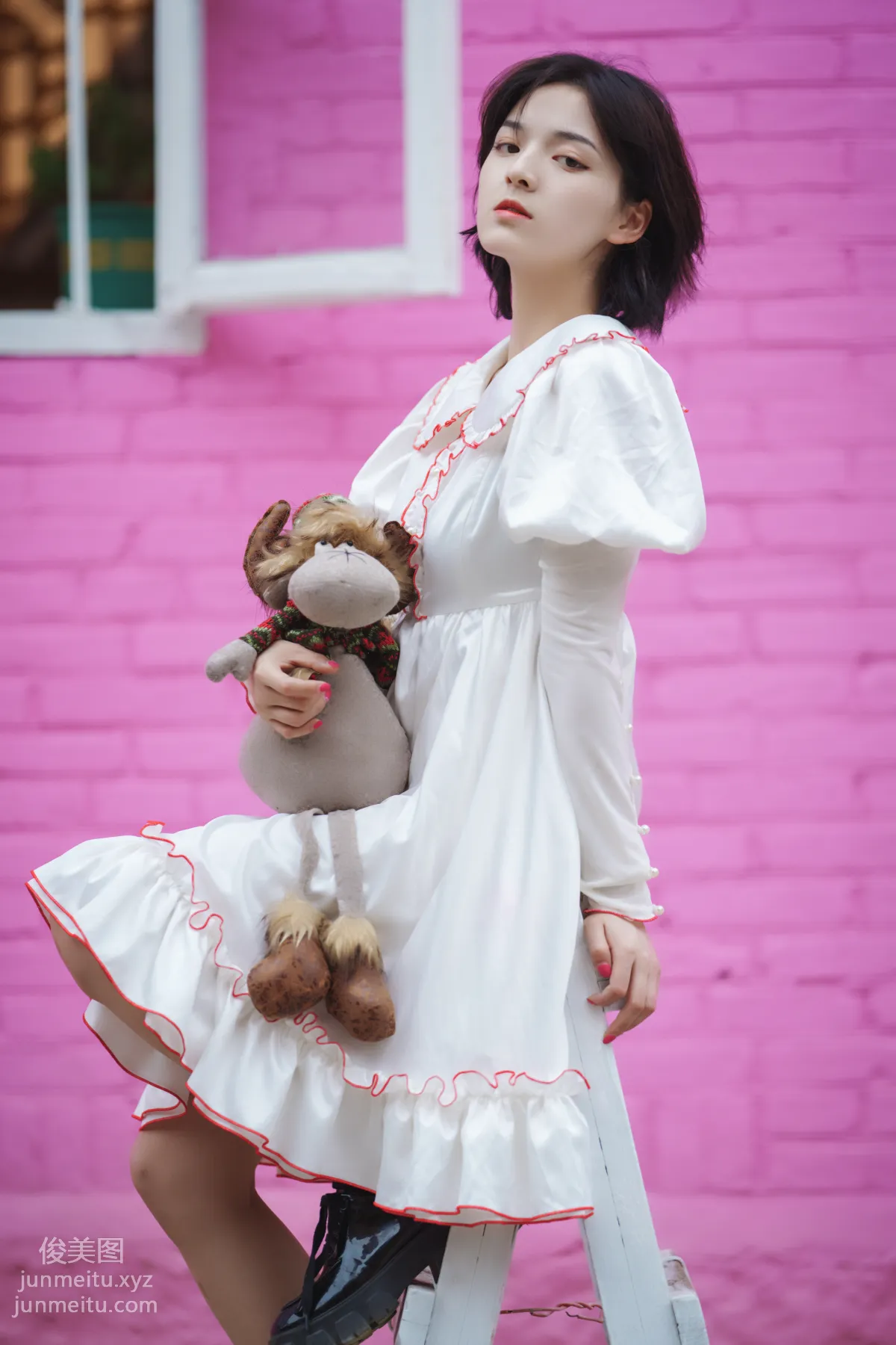 [YITUYU艺图语]2022.01.28 初次邂逅，超高颜值的粉红少女 dudu page 6
