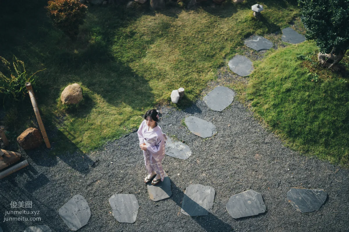 [YITUYU艺图语]2022.02.09 和风物语，日式庭院里的少女写真 dudu page 6