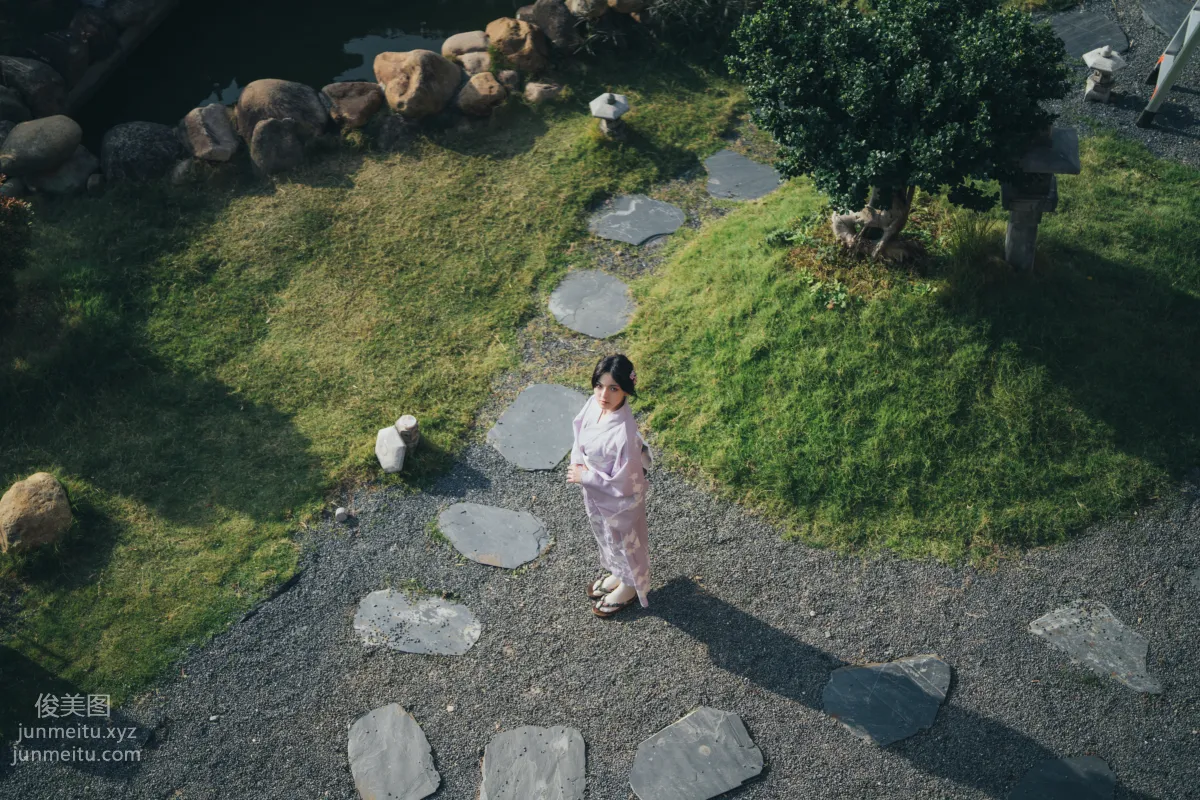 [YITUYU艺图语]2022.02.09 和风物语，日式庭院里的少女写真 dudu page 8