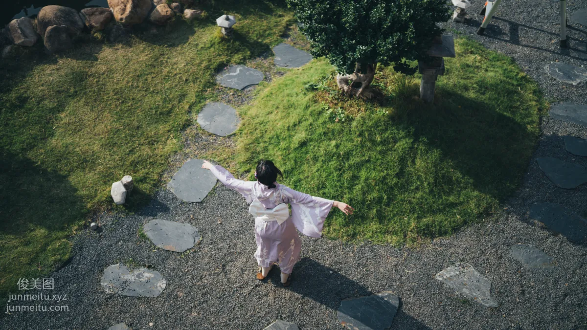 [YITUYU艺图语]2022.02.09 和风物语，日式庭院里的少女写真 dudu page 9
