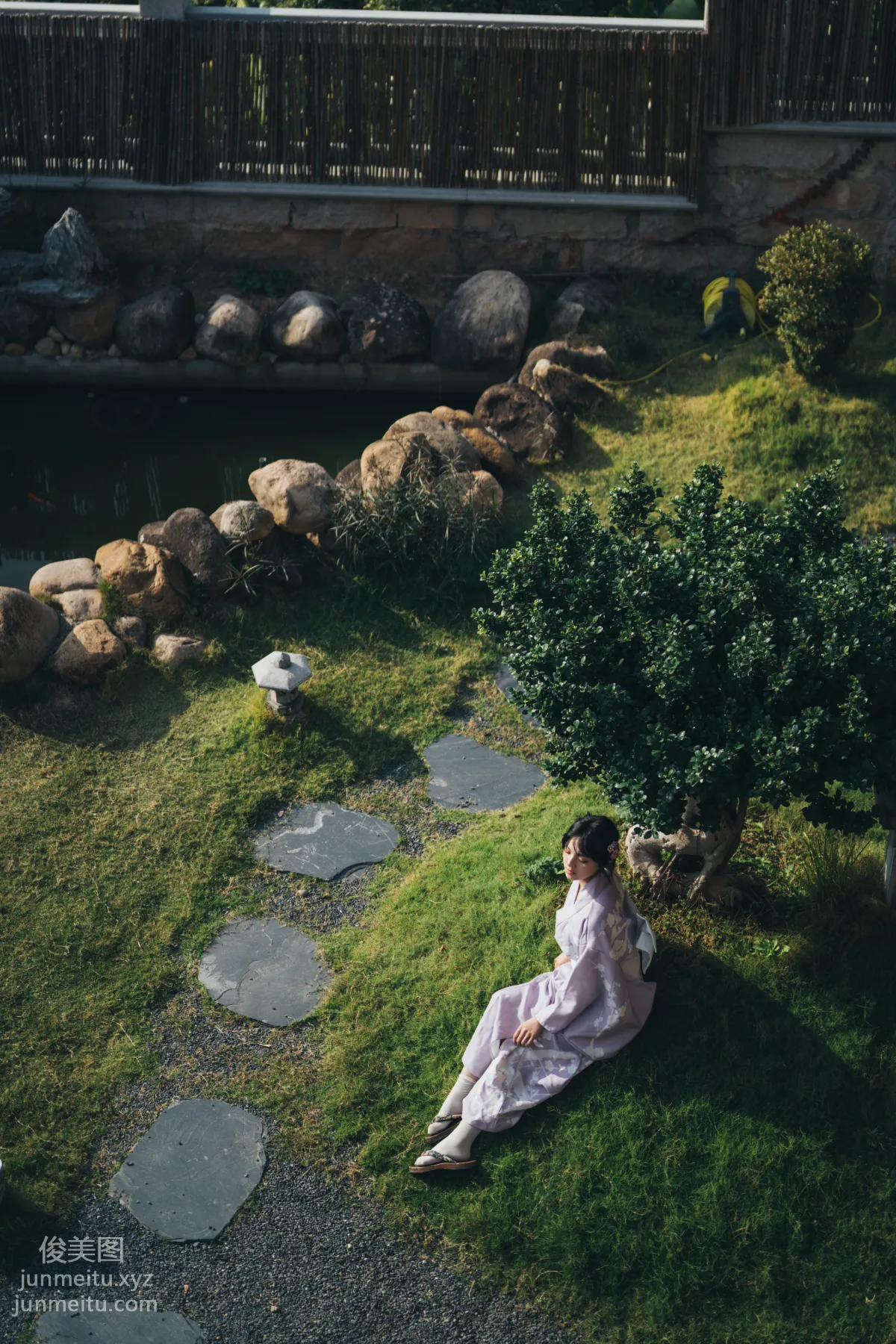 [YITUYU艺图语]2022.02.09 和风物语，日式庭院里的少女写真 dudu page 10