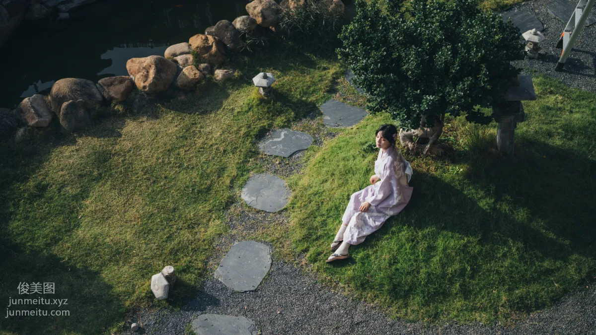[YITUYU艺图语]2022.02.09 和风物语，日式庭院里的少女写真 dudu page 11