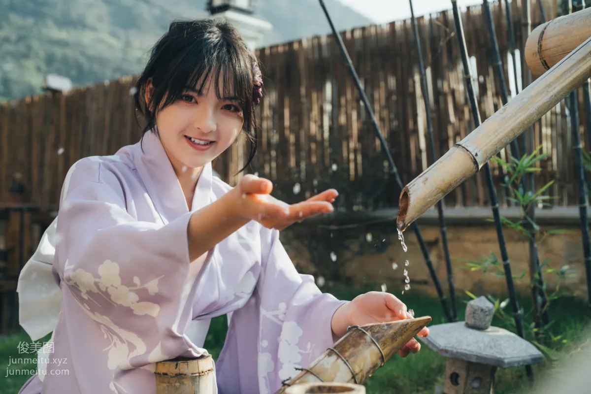[YITUYU艺图语]2022.02.09 和风物语，日式庭院里的少女写真 dudu page 13