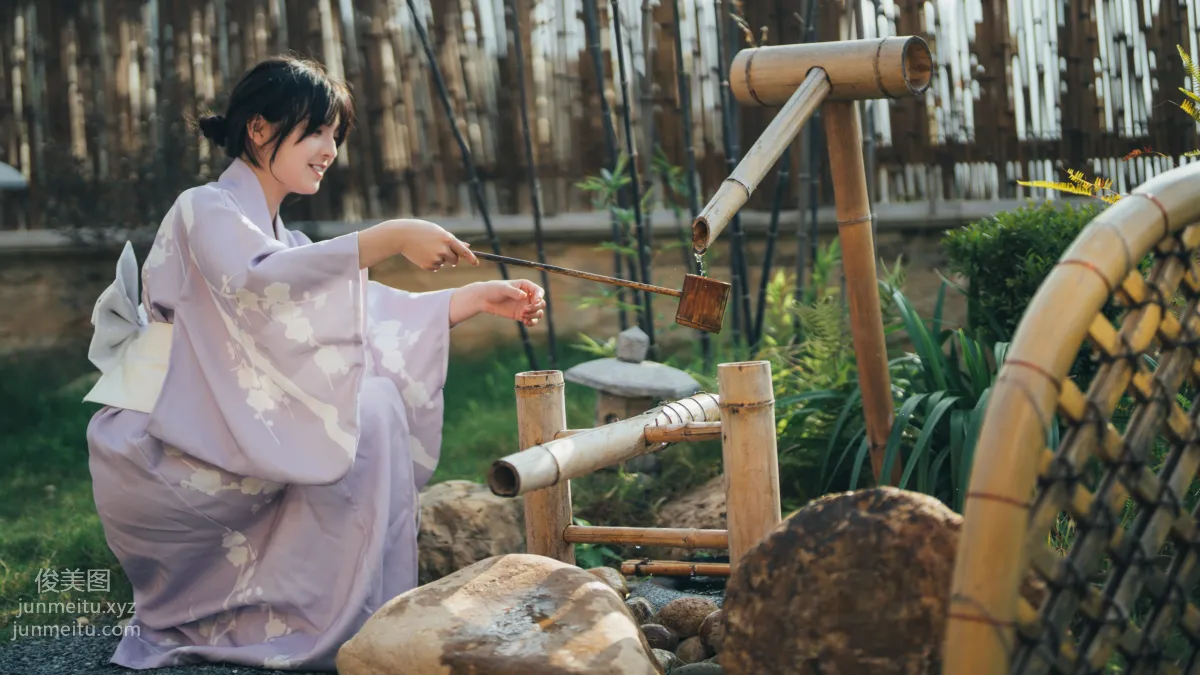 [YITUYU艺图语]2022.02.09 和风物语，日式庭院里的少女写真 dudu page 14
