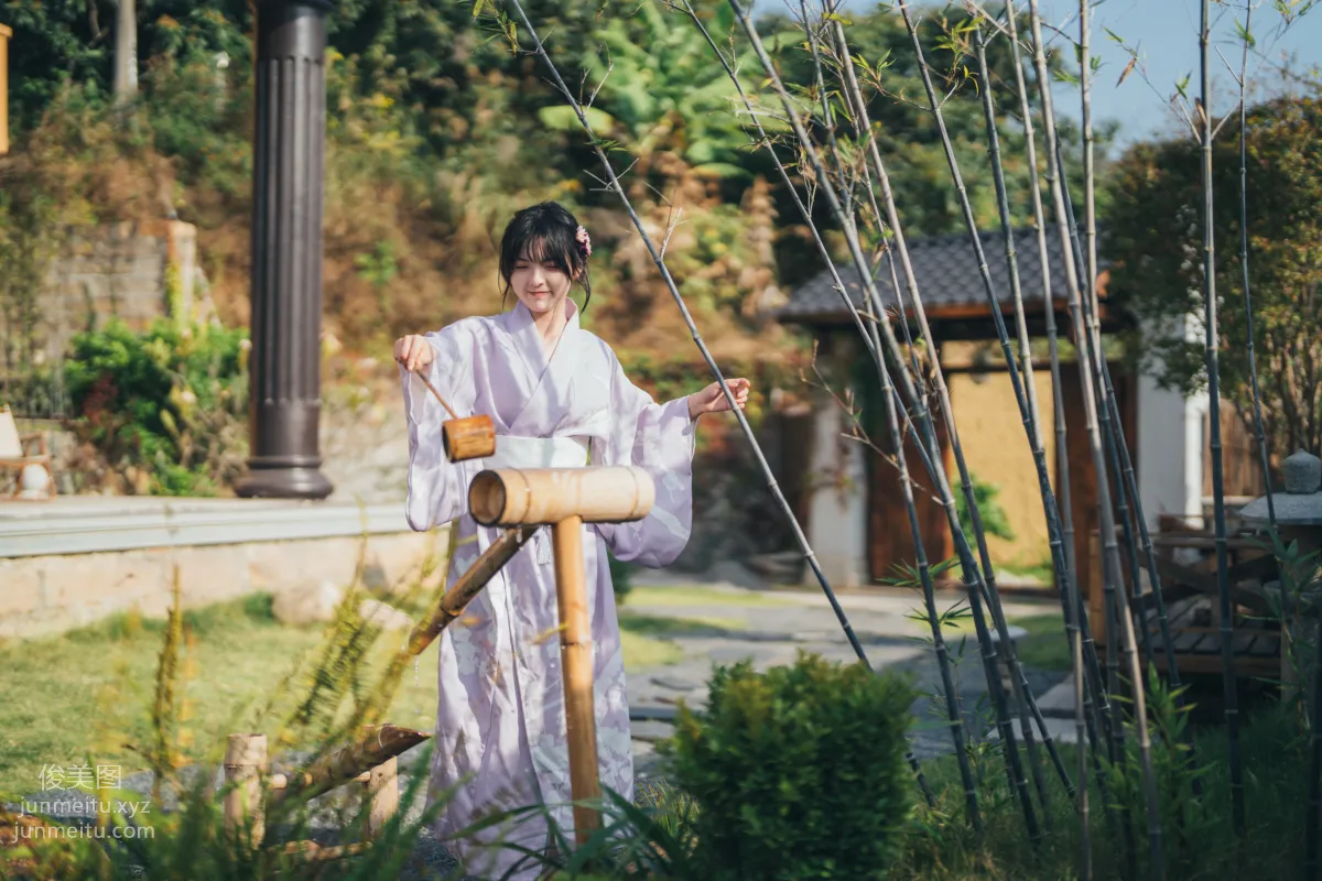 [YITUYU艺图语]2022.02.09 和风物语，日式庭院里的少女写真 dudu page 15