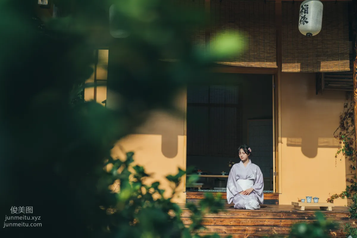 [YITUYU艺图语]2022.02.09 和风物语，日式庭院里的少女写真 dudu page 17