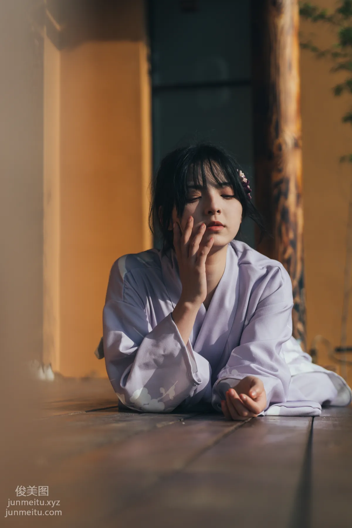 [YITUYU艺图语]2022.02.09 和风物语，日式庭院里的少女写真 dudu page 18