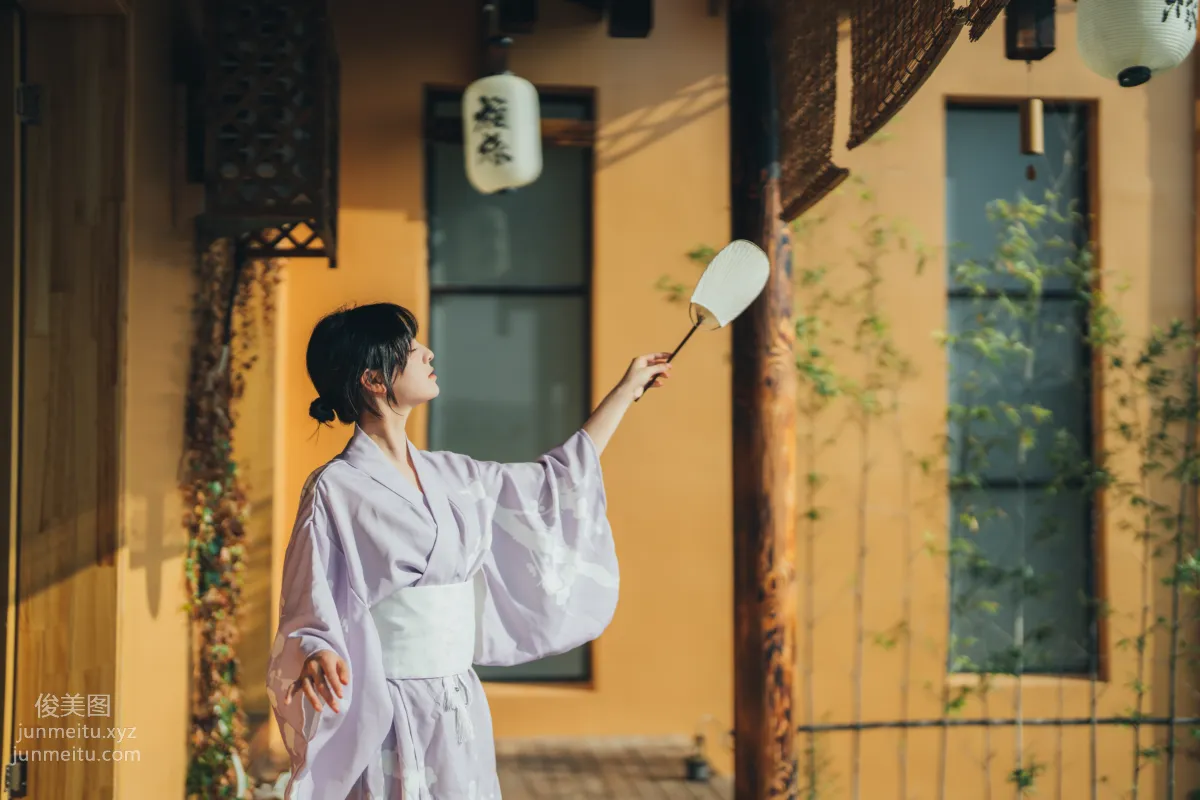 [YITUYU艺图语]2022.02.09 和风物语，日式庭院里的少女写真 dudu page 21