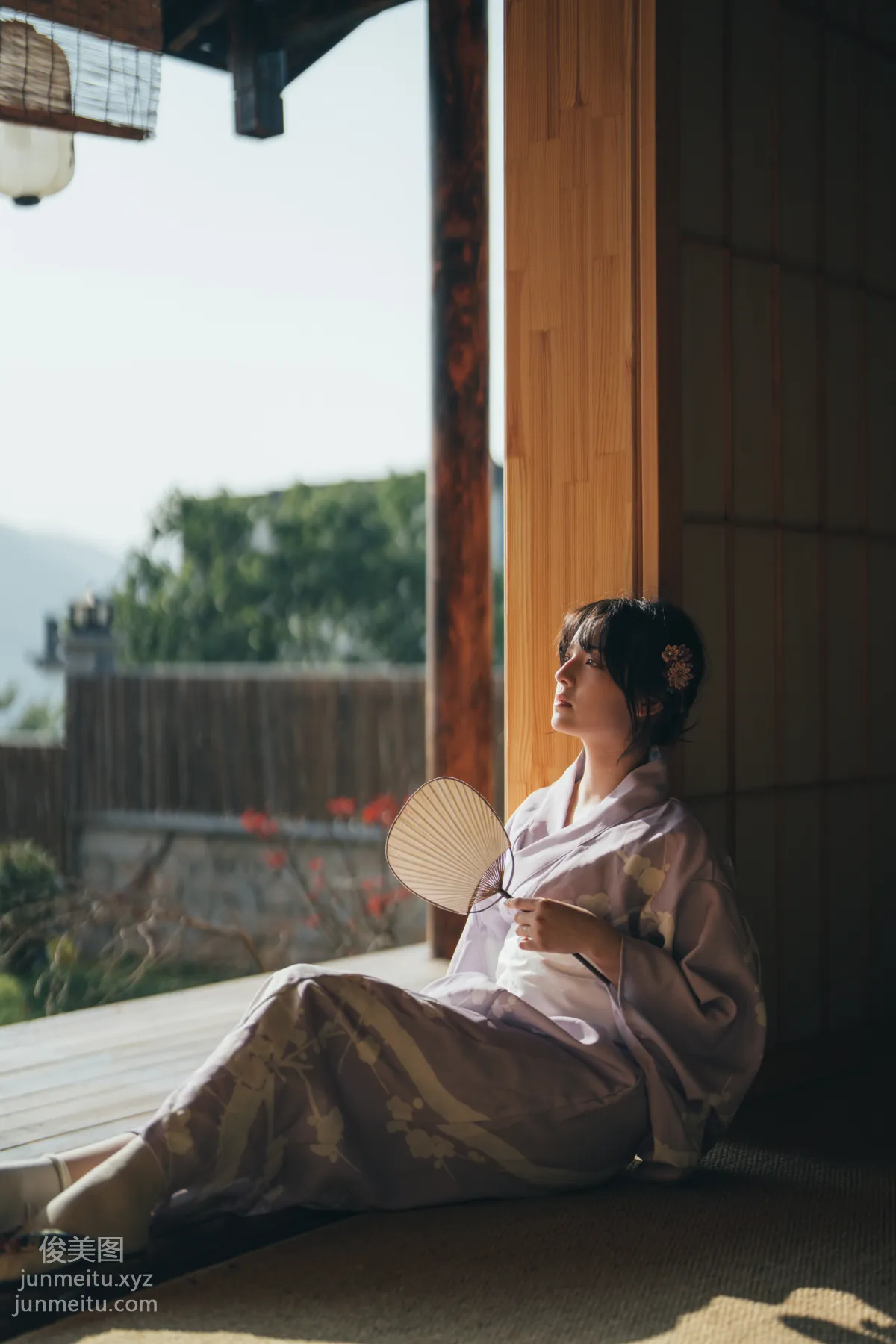 [YITUYU艺图语]2022.02.09 和风物语，日式庭院里的少女写真 dudu page 26