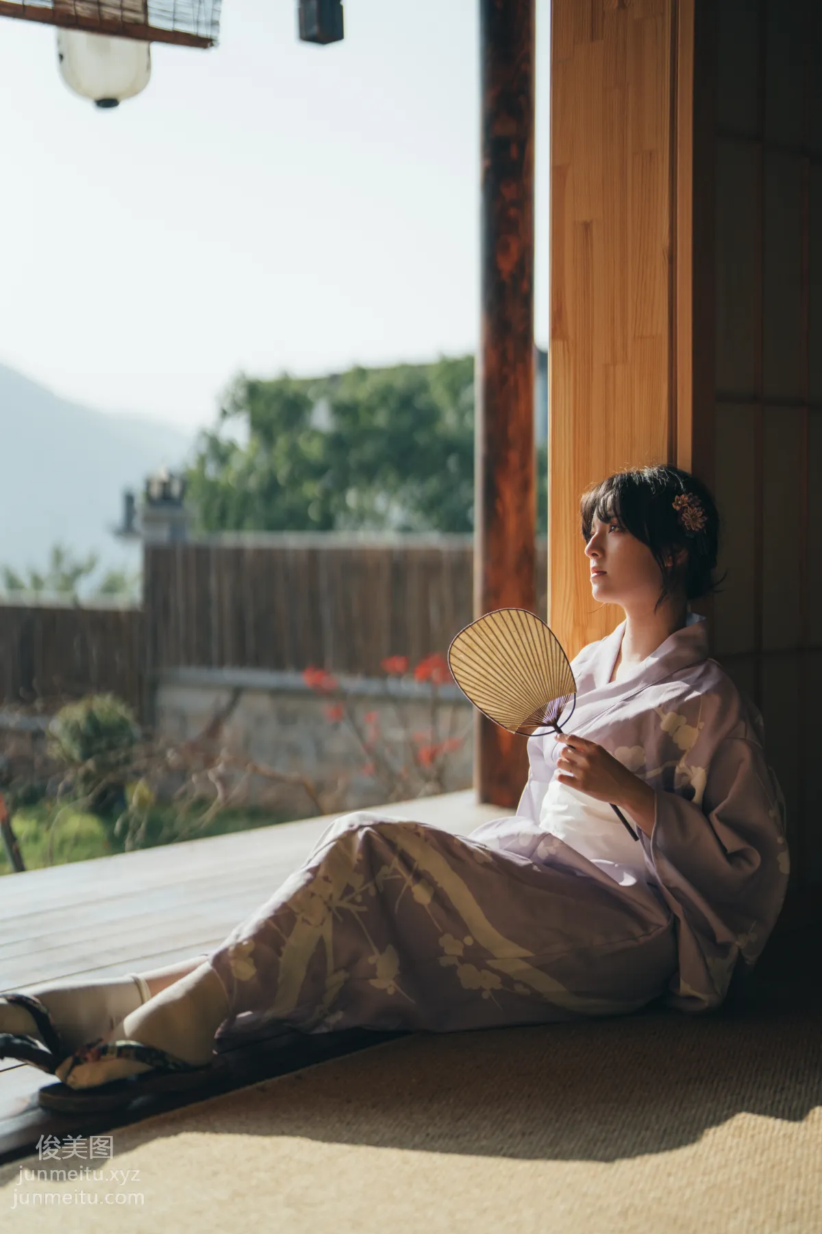 [YITUYU艺图语]2022.02.09 和风物语，日式庭院里的少女写真 dudu page 27