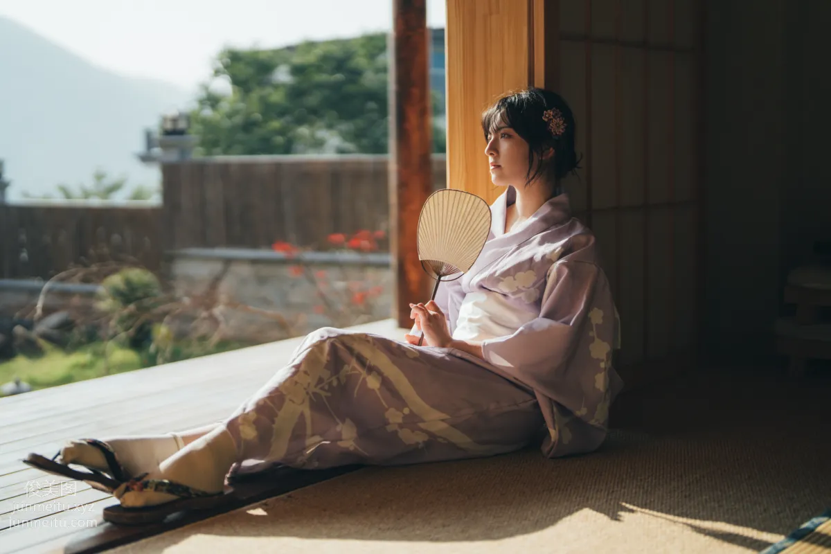 [YITUYU艺图语]2022.02.09 和风物语，日式庭院里的少女写真 dudu page 28
