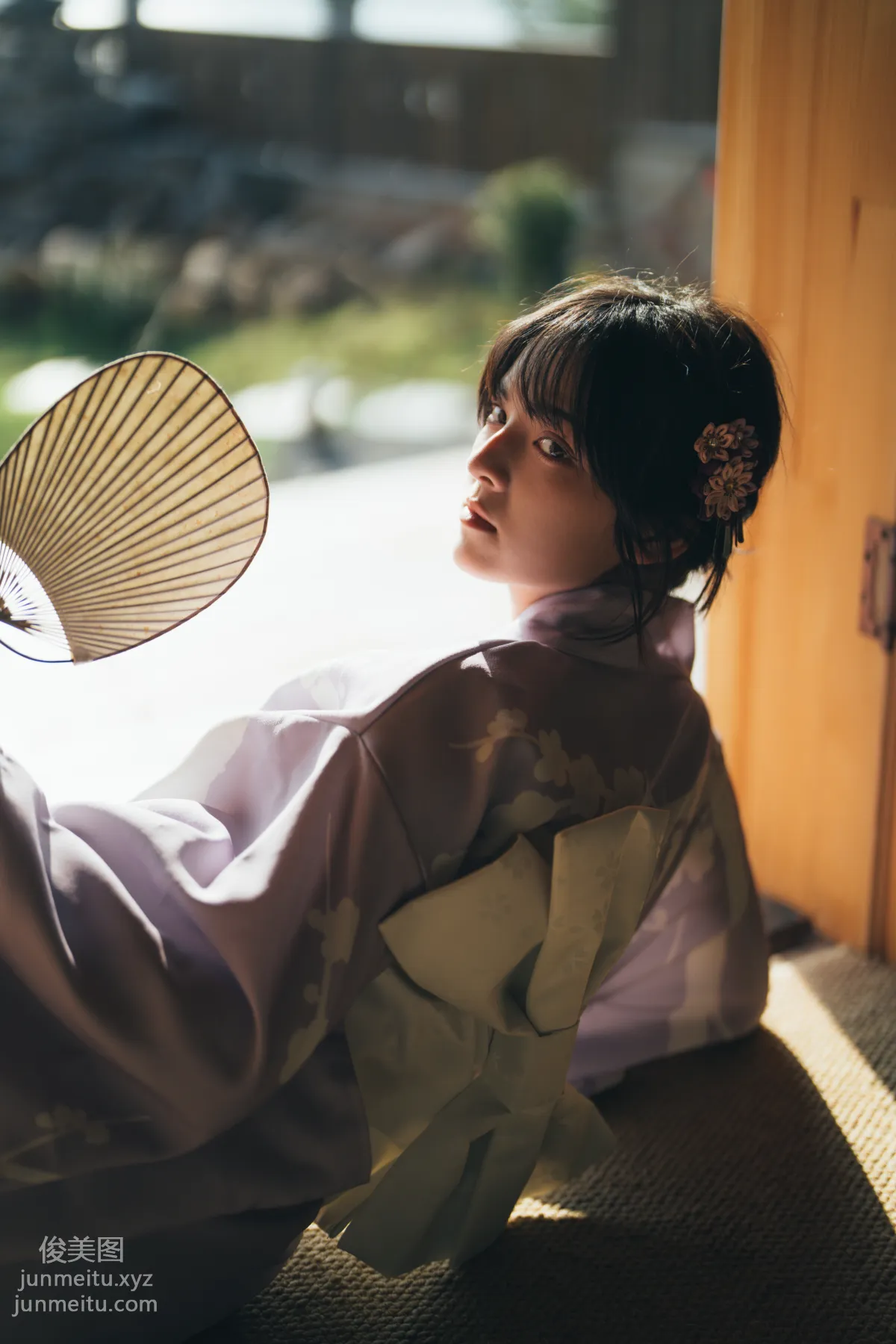[YITUYU艺图语]2022.02.09 和风物语，日式庭院里的少女写真 dudu page 32