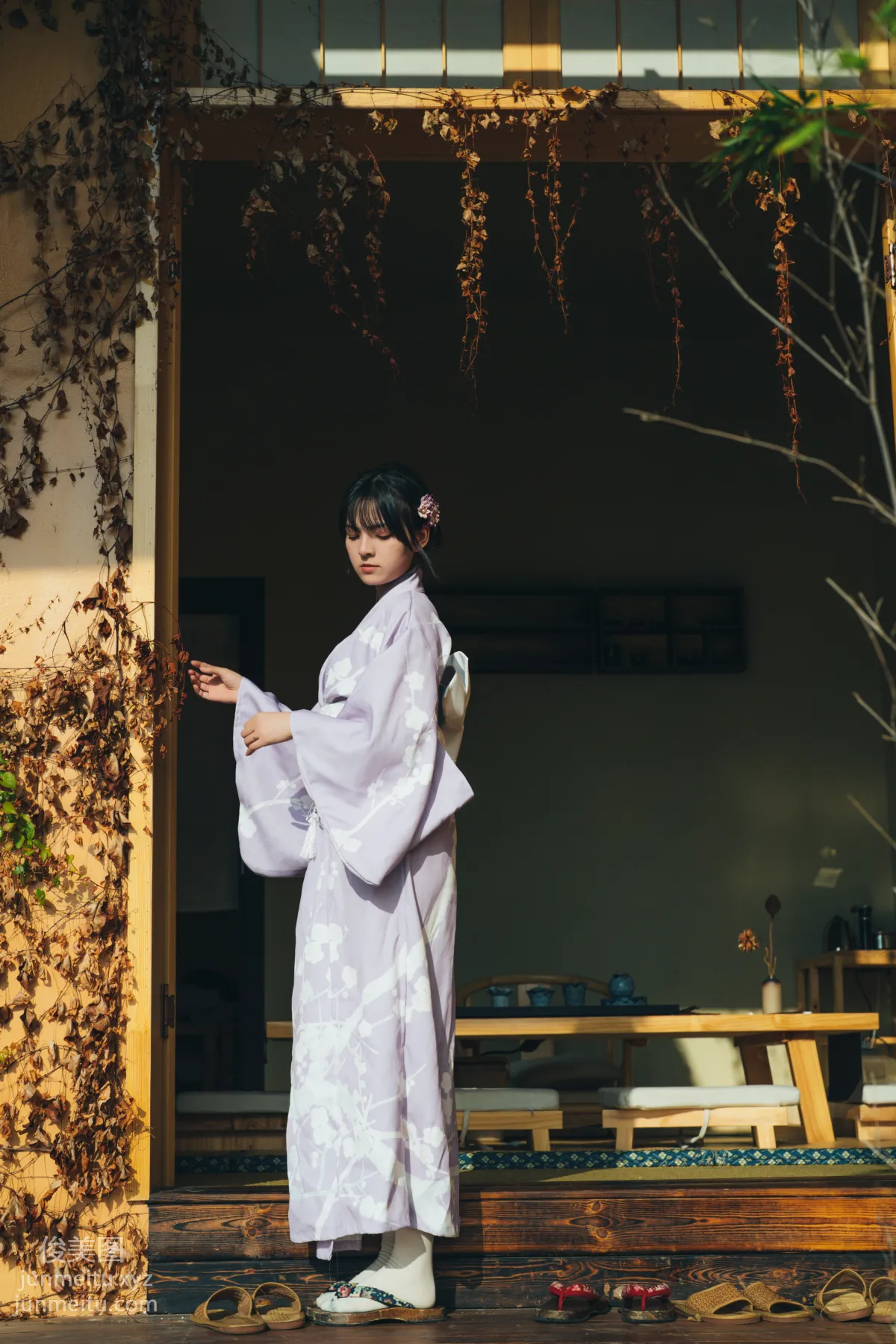 [YITUYU艺图语]2022.02.09 和风物语，日式庭院里的少女写真 dudu page 42