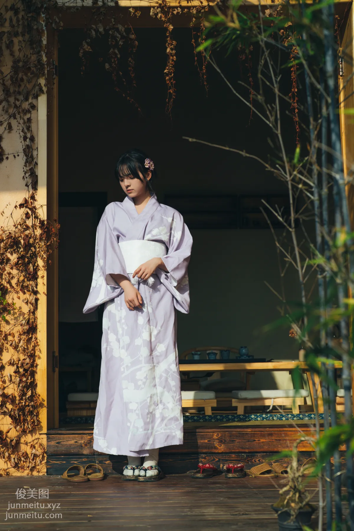 [YITUYU艺图语]2022.02.09 和风物语，日式庭院里的少女写真 dudu page 43