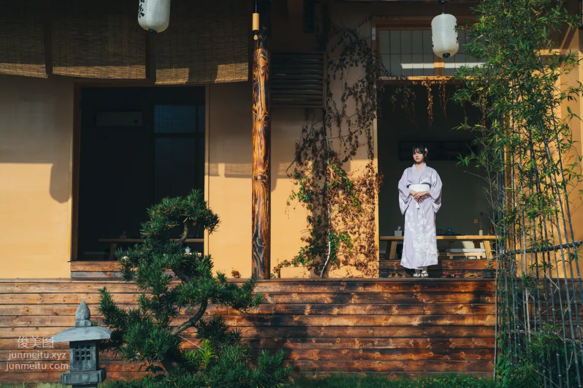 [YITUYU艺图语]2022.02.09 和风物语，日式庭院里的少女写真 dudu page 44